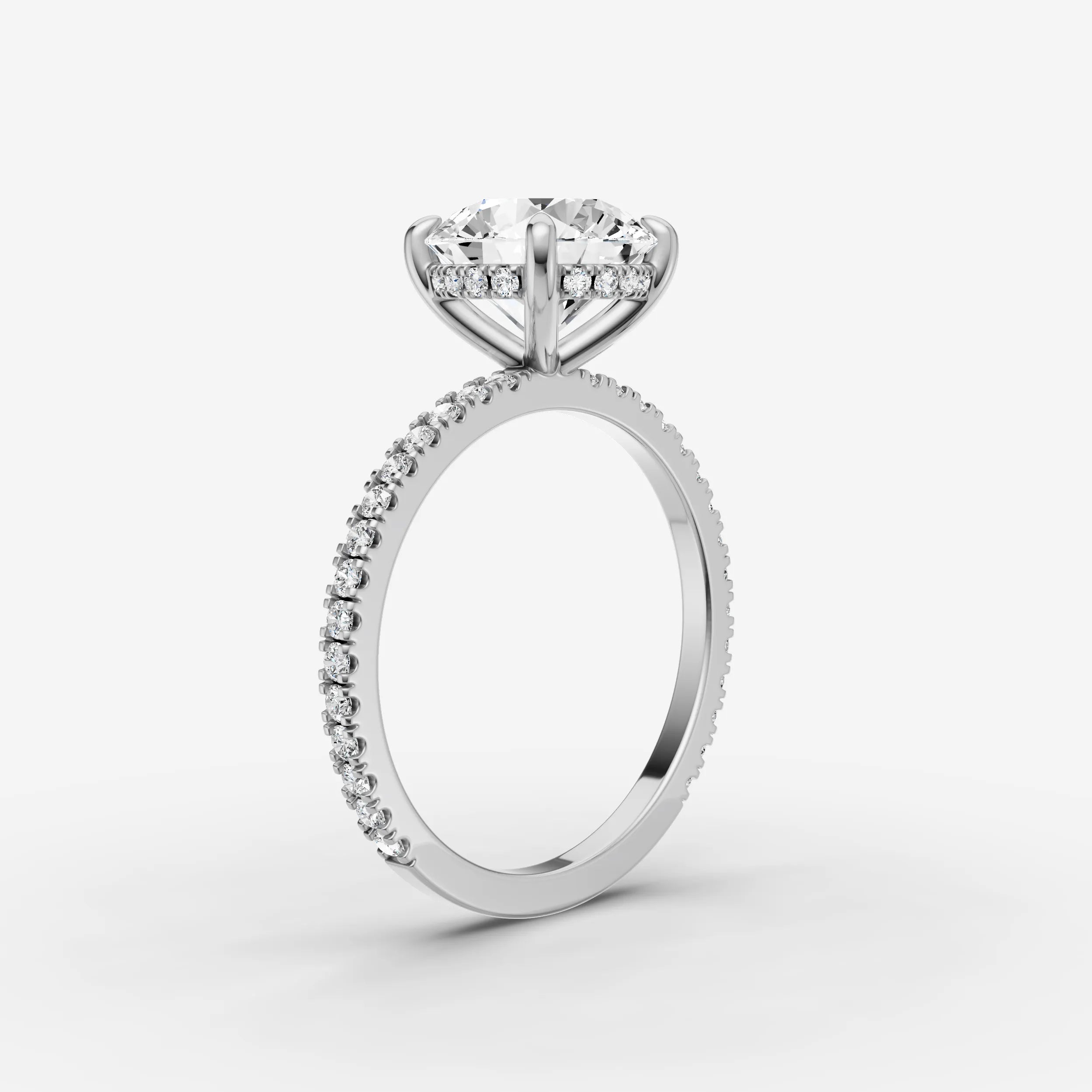 Hidden Halo & Pave - Round
