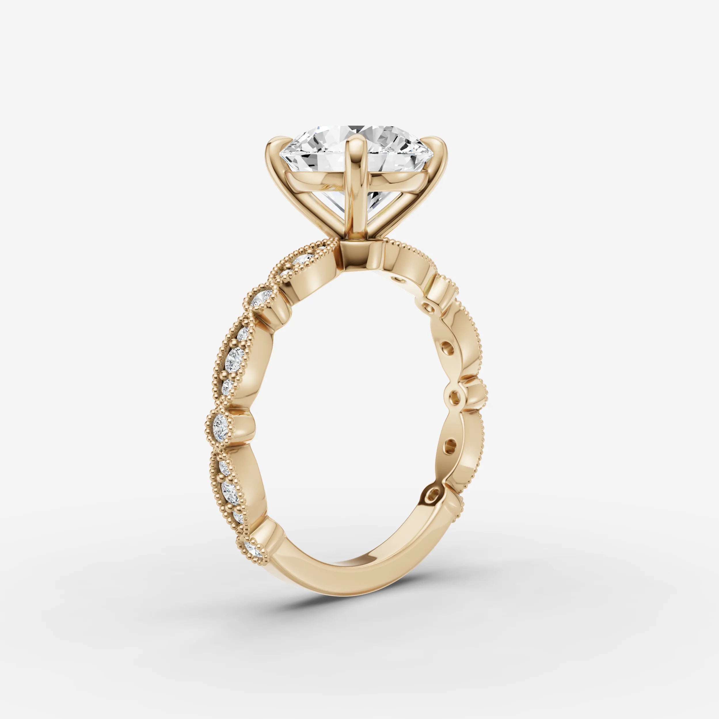 Vintage Pave - Round