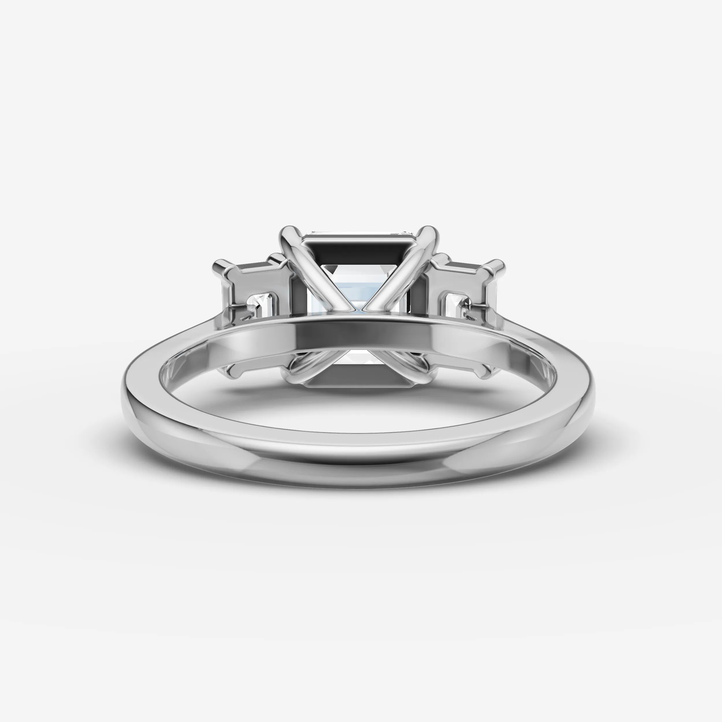 Three Stone - Asscher