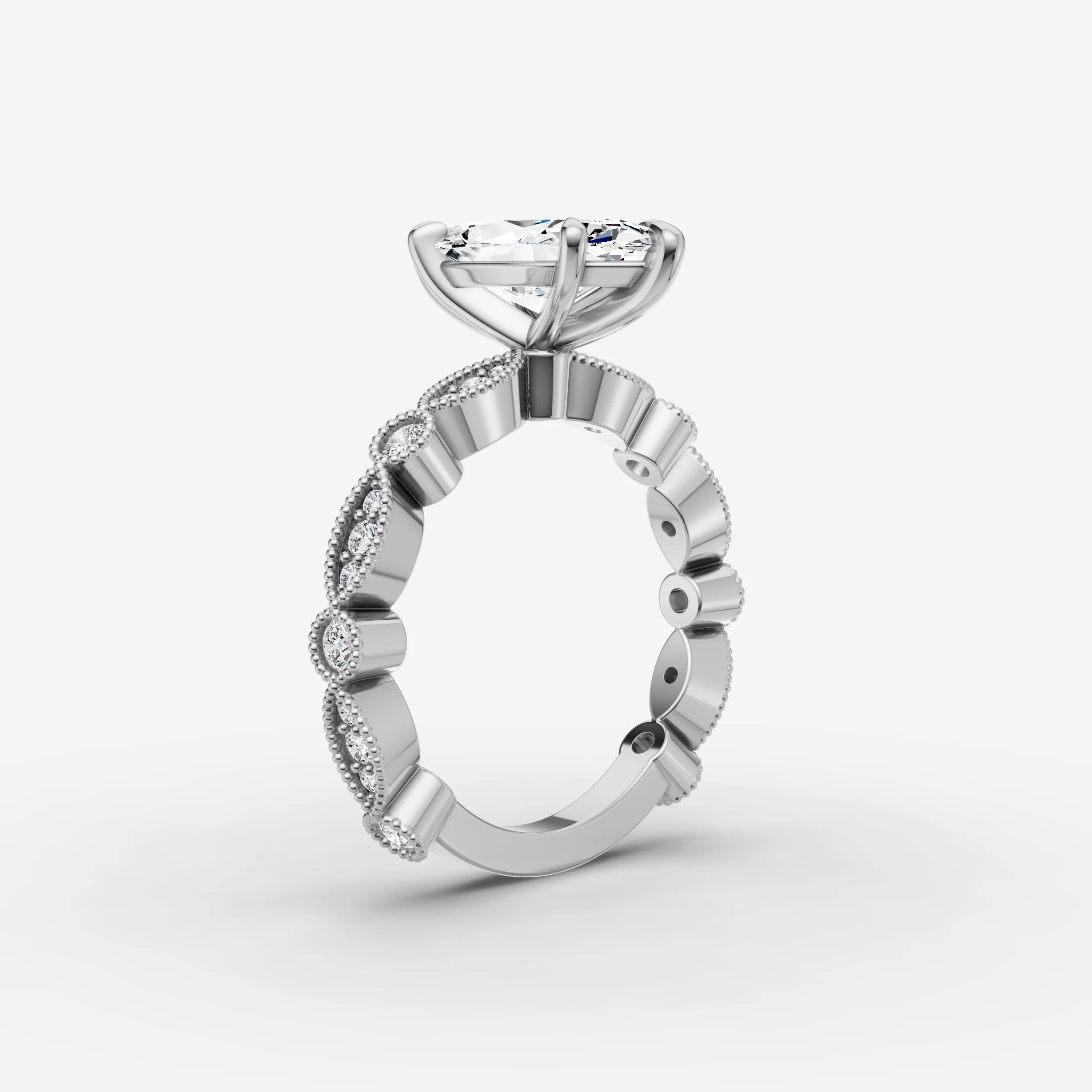 Vintage Pave - Marquise