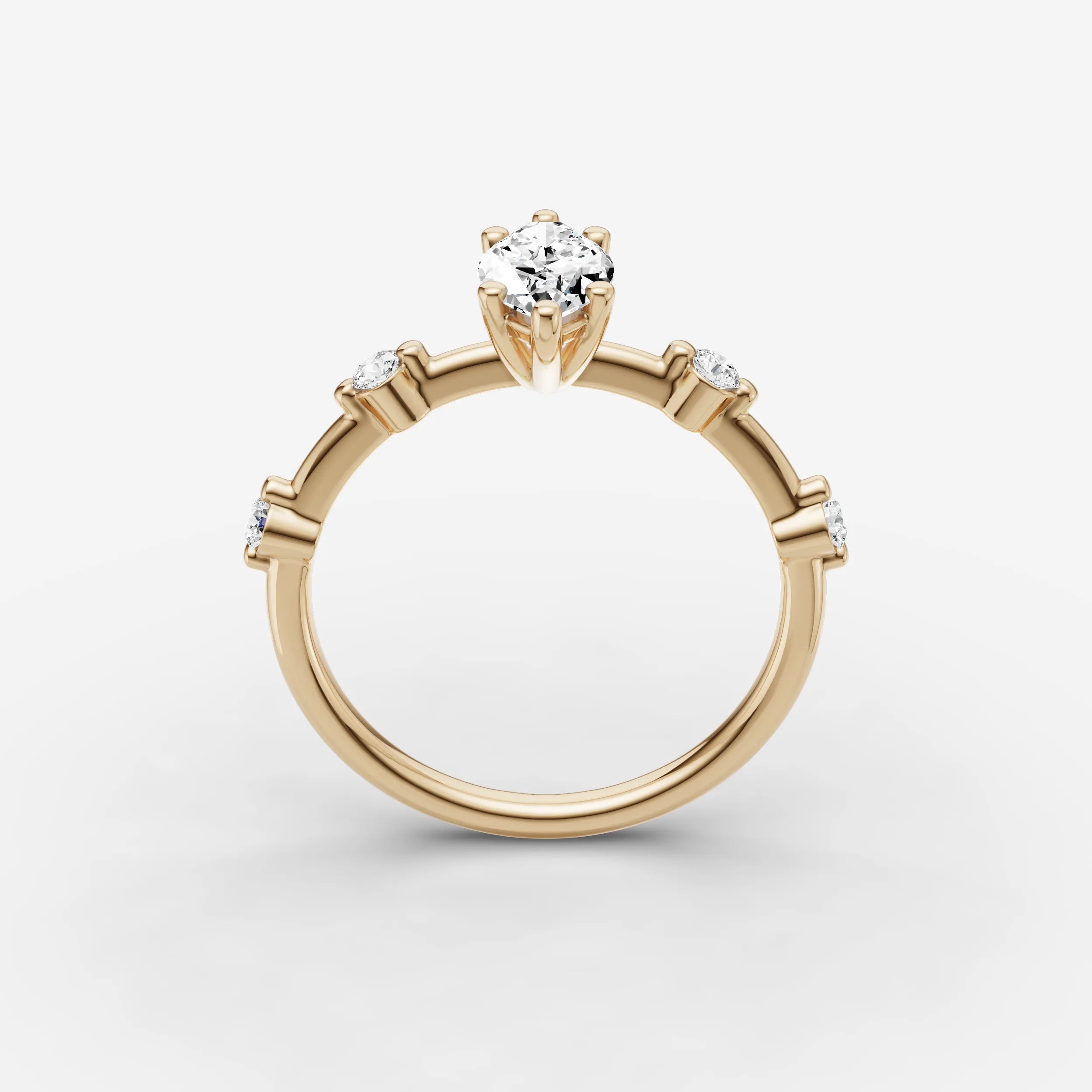 Dainty Pave - Marquise