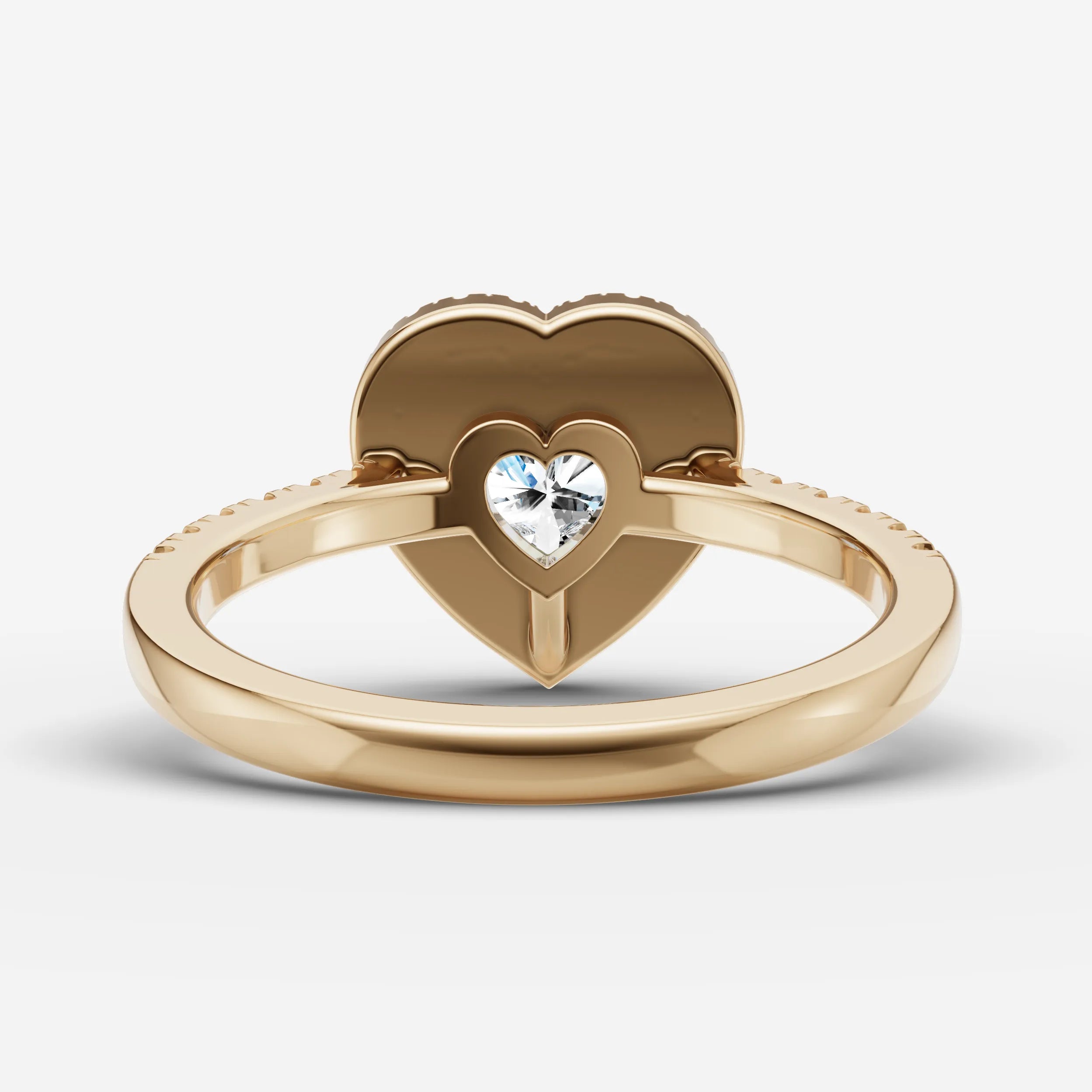 Halo & Pave - Heart