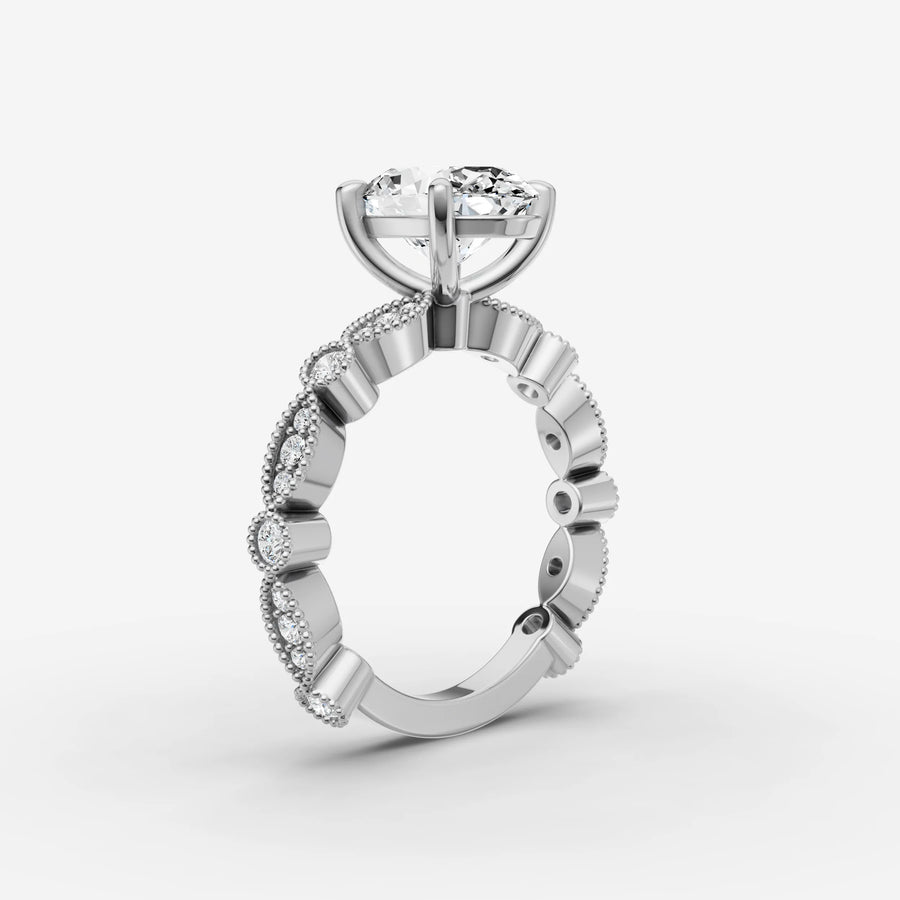 Vintage Pave - Oval