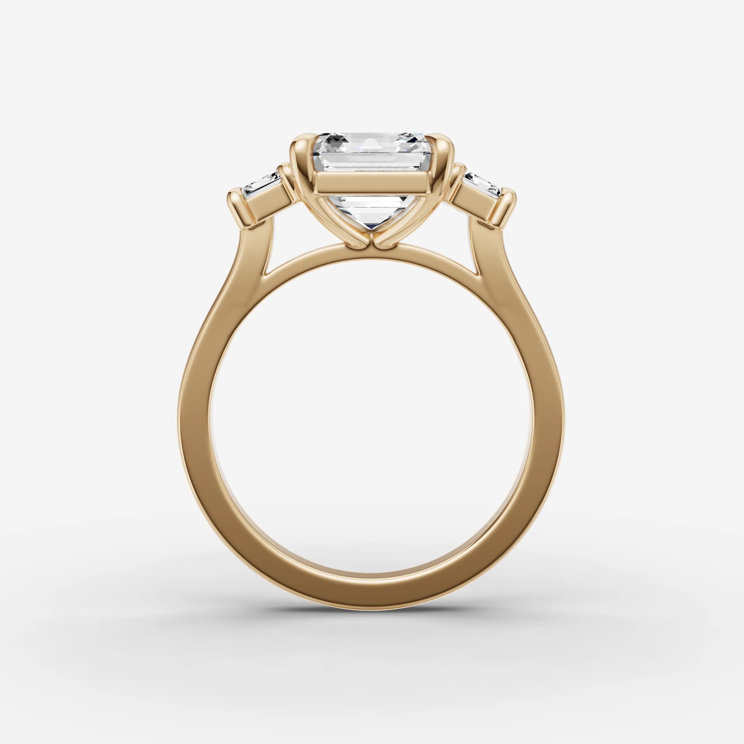 Three Stone - Asscher