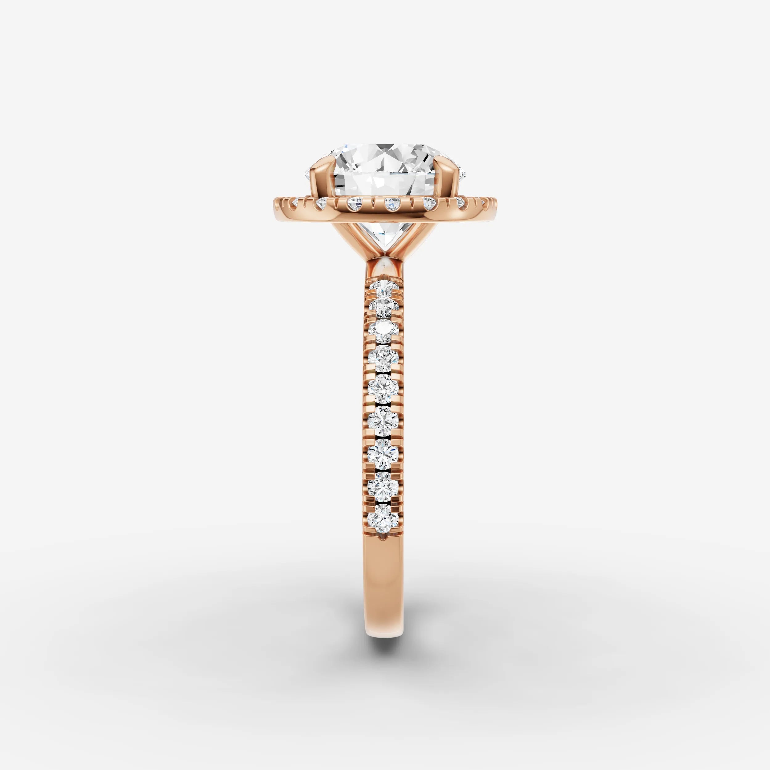 Halo & Pave - Round