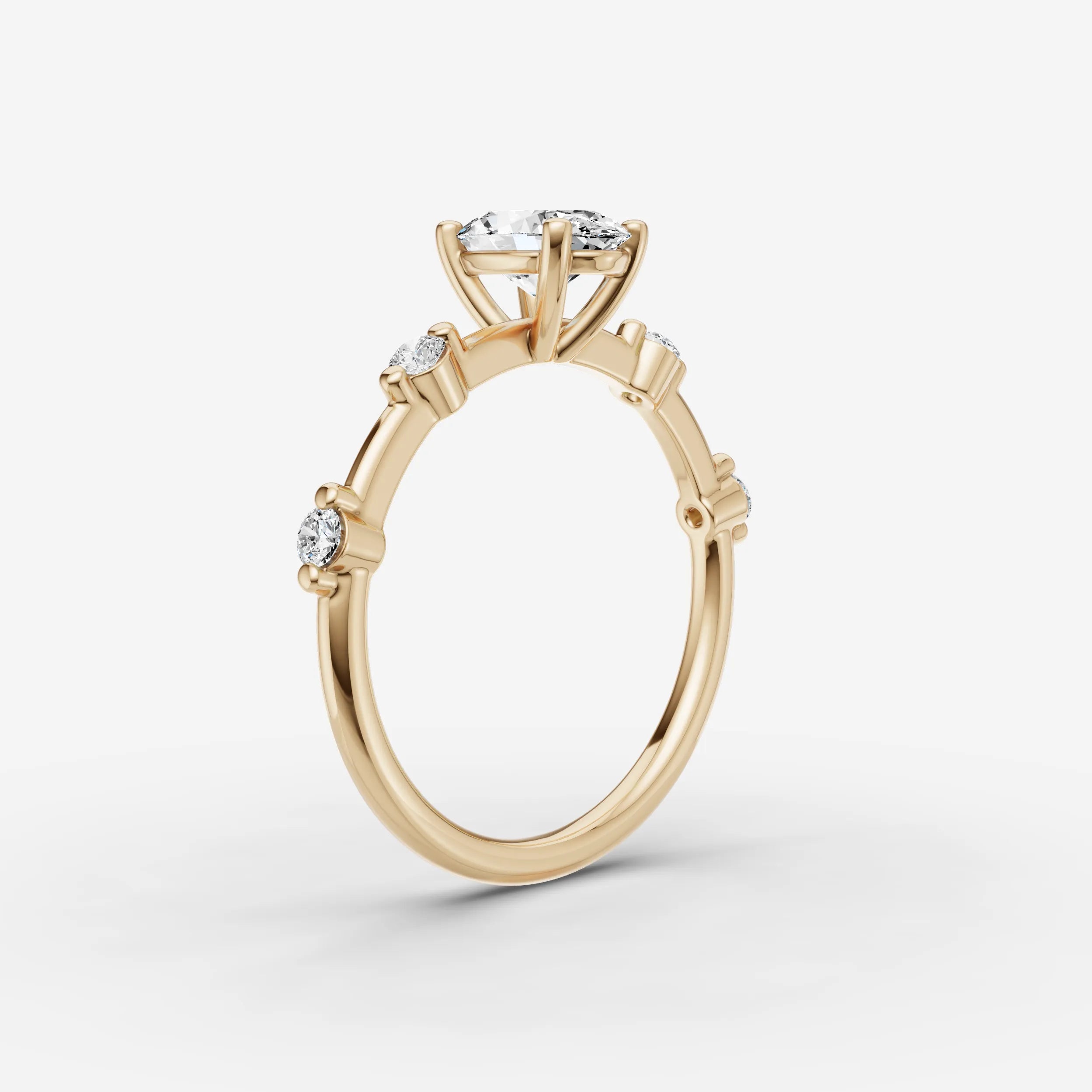 Dainty Pave - Oval
