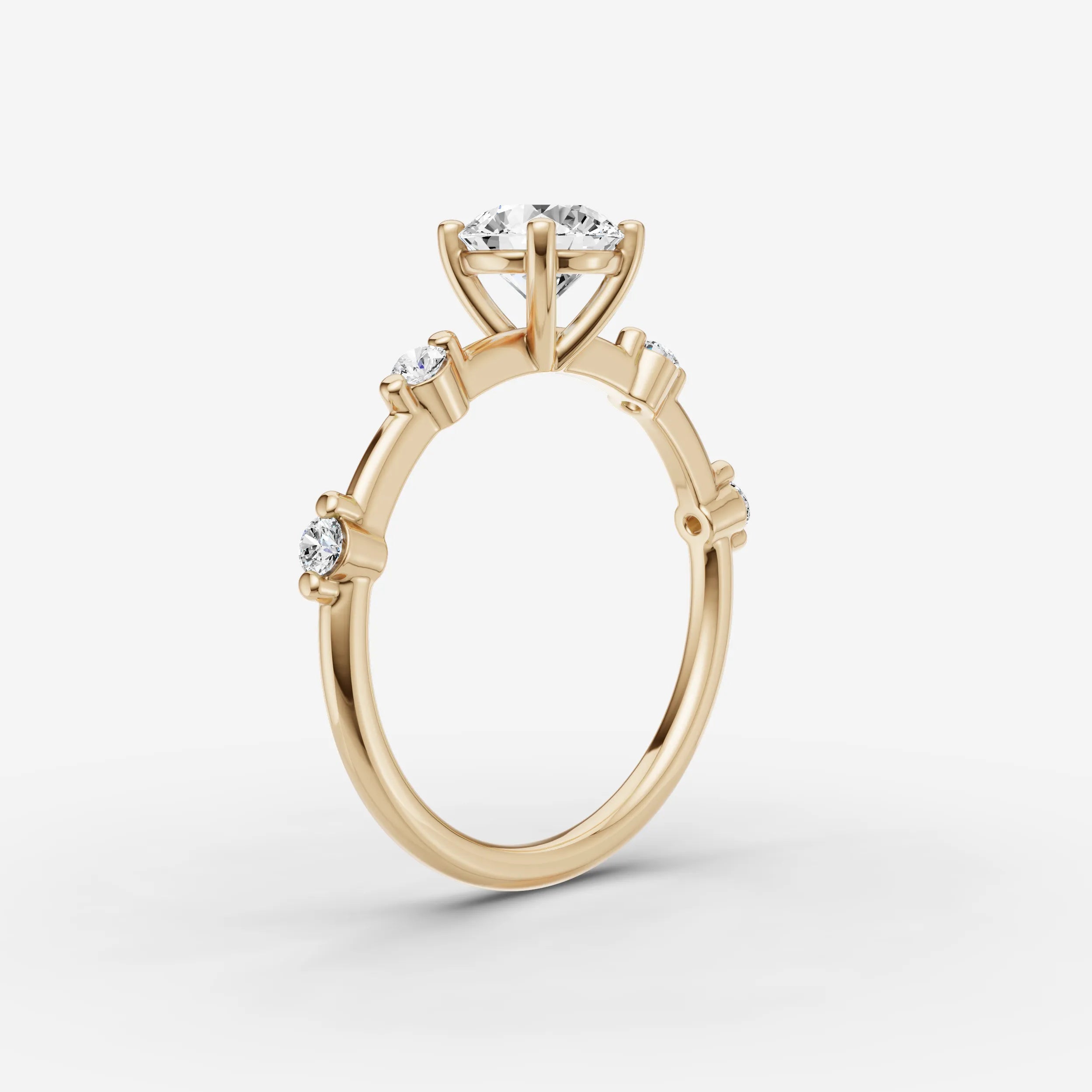 Dainty Pave - Round