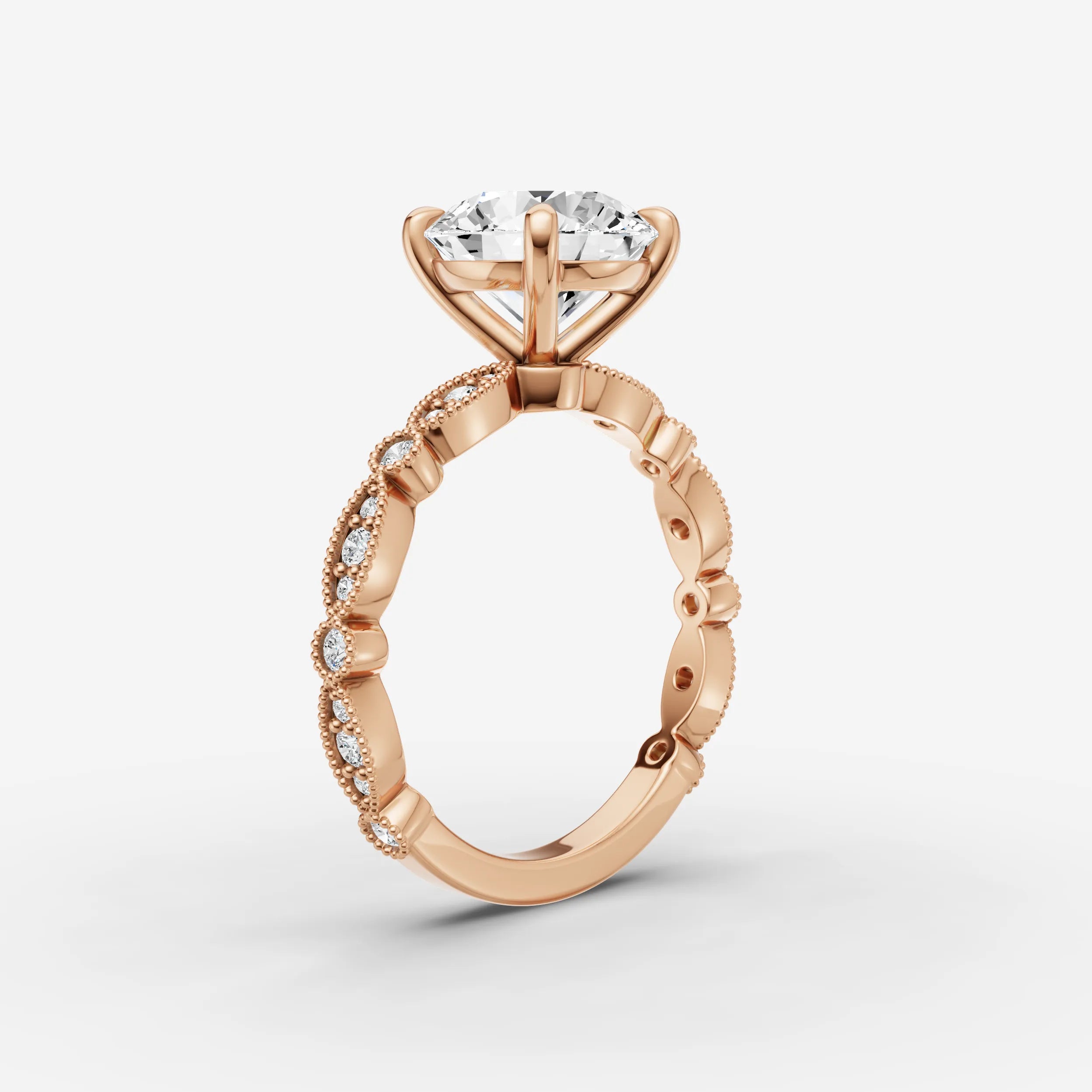 Vintage Pave - Round