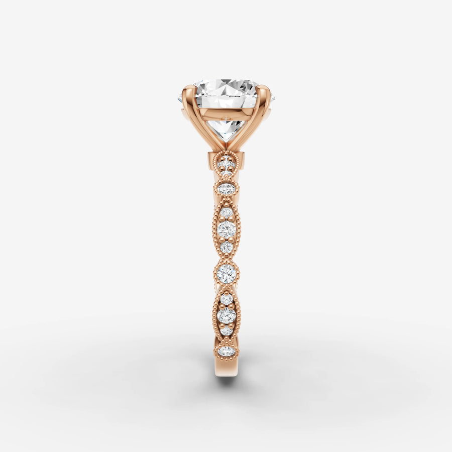 Vintage Pave - Round