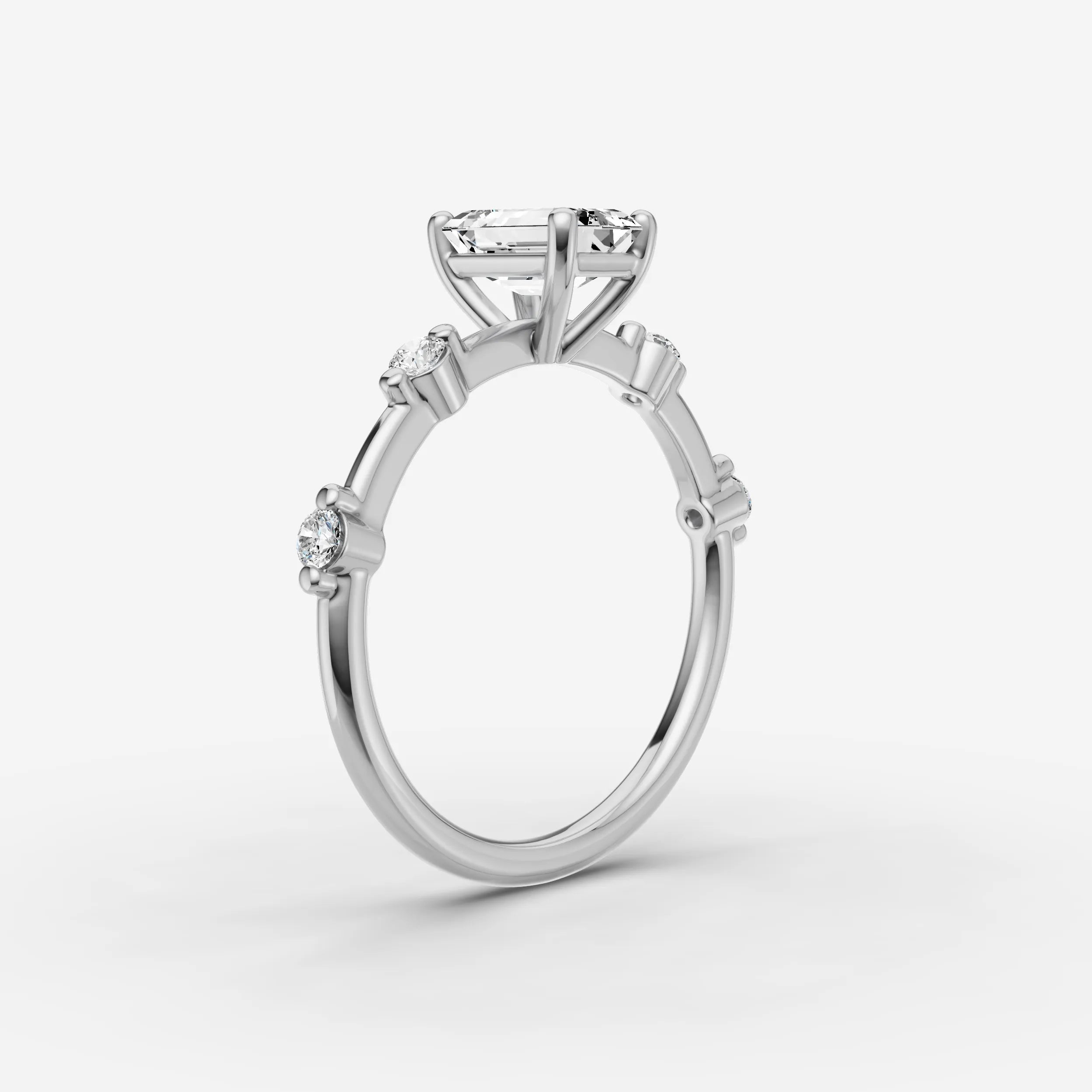 Dainty Pave - Emerald