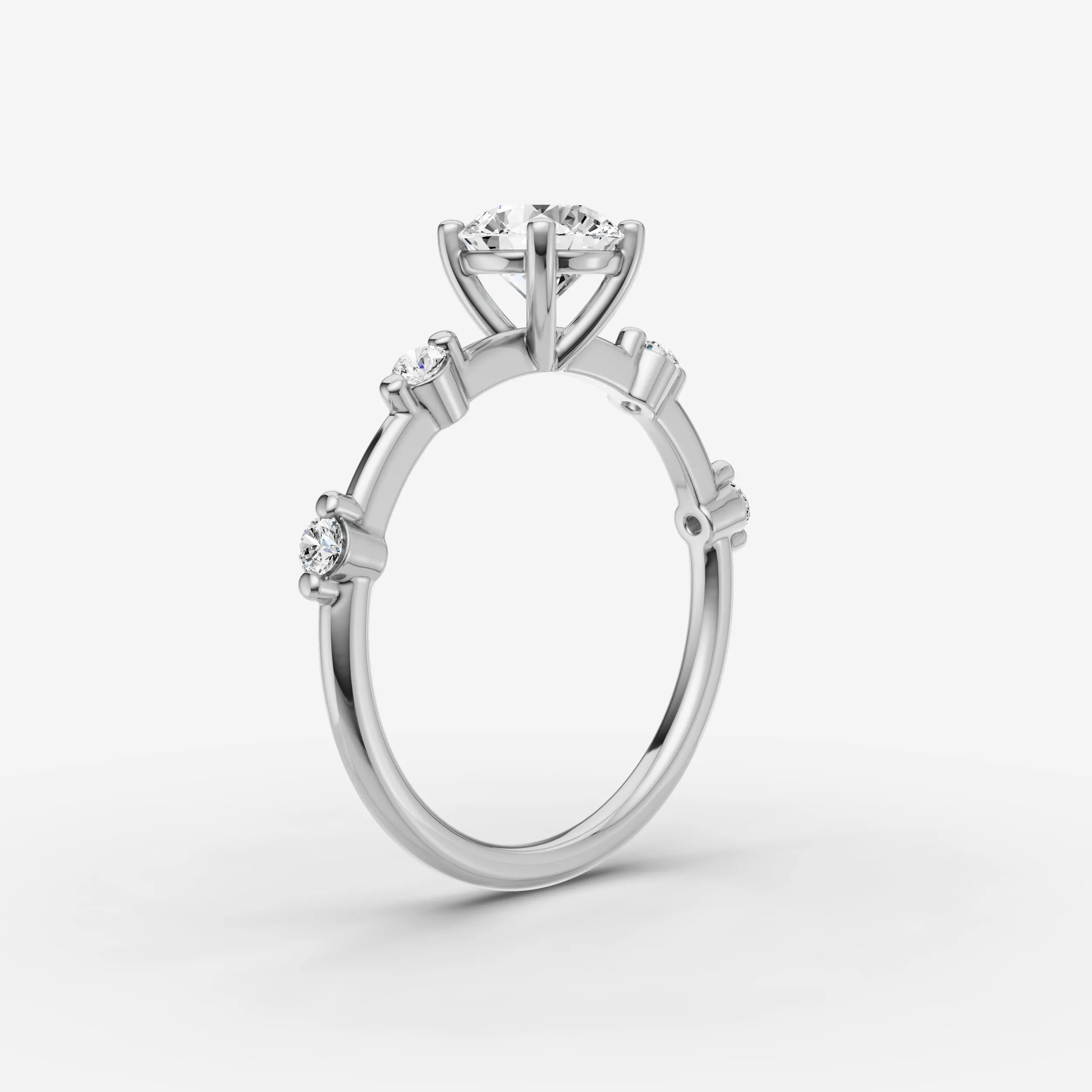 Dainty Pave - Round