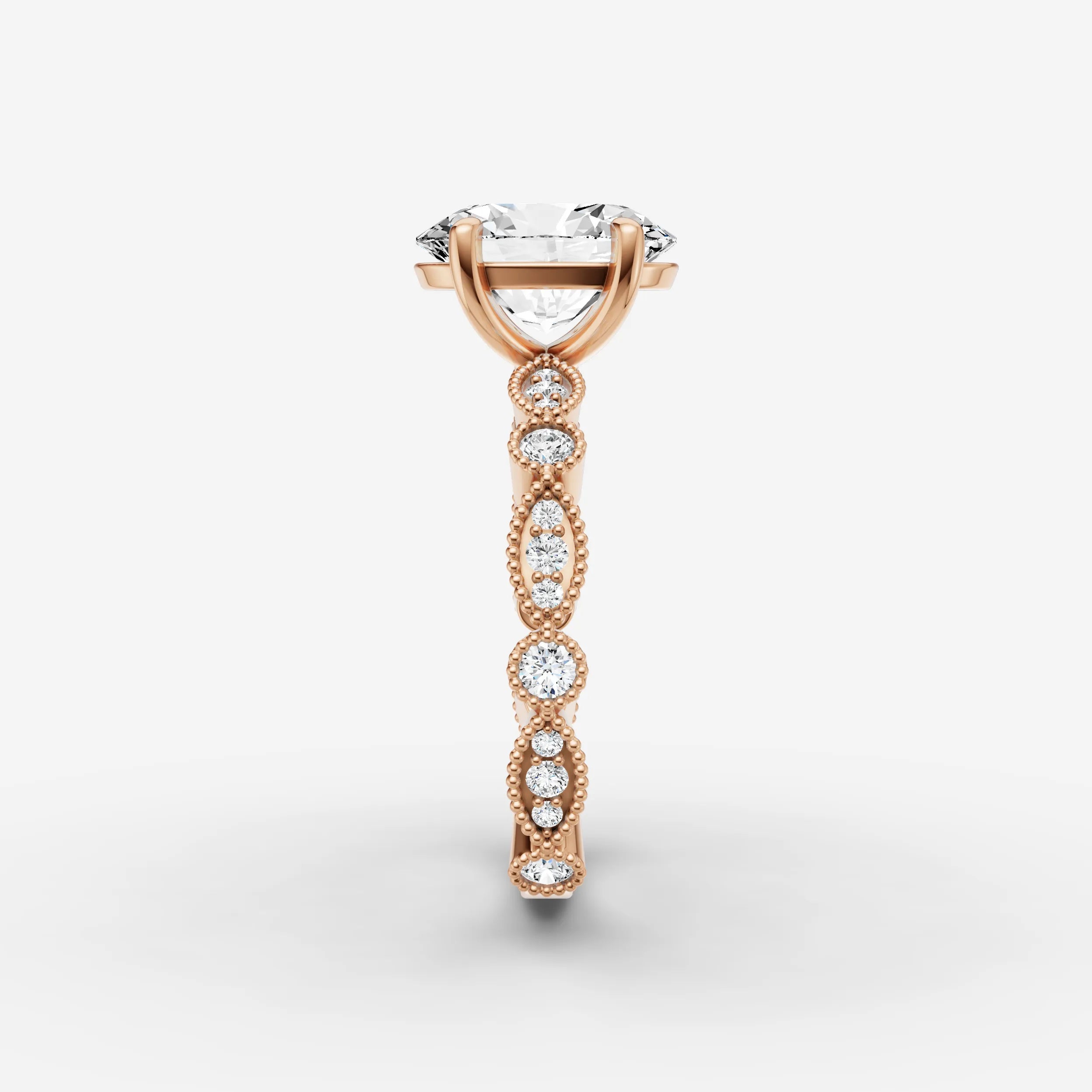 Vintage Pave - Oval