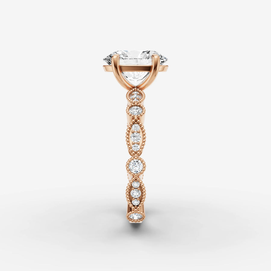 Vintage Pave - Oval