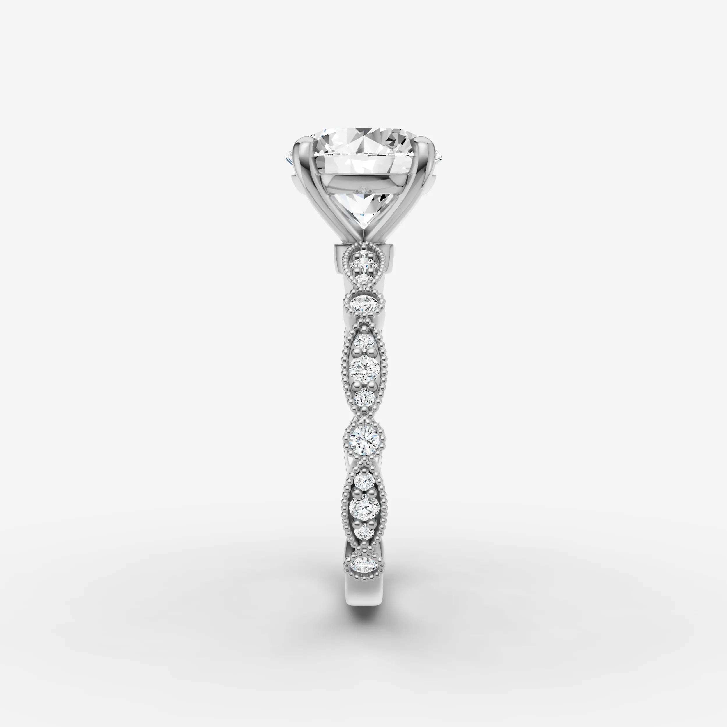 Vintage Pave - Round