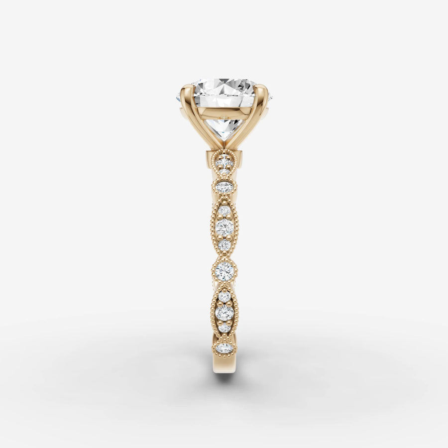 Vintage Pave - Round