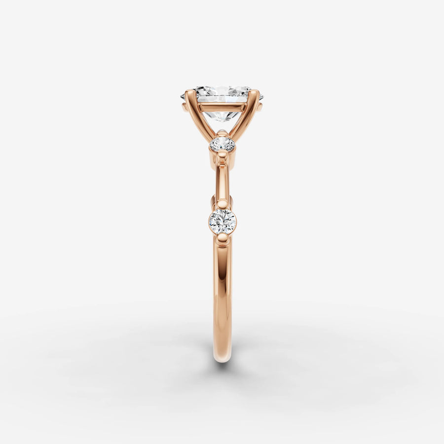 Dainty Pave - Oval