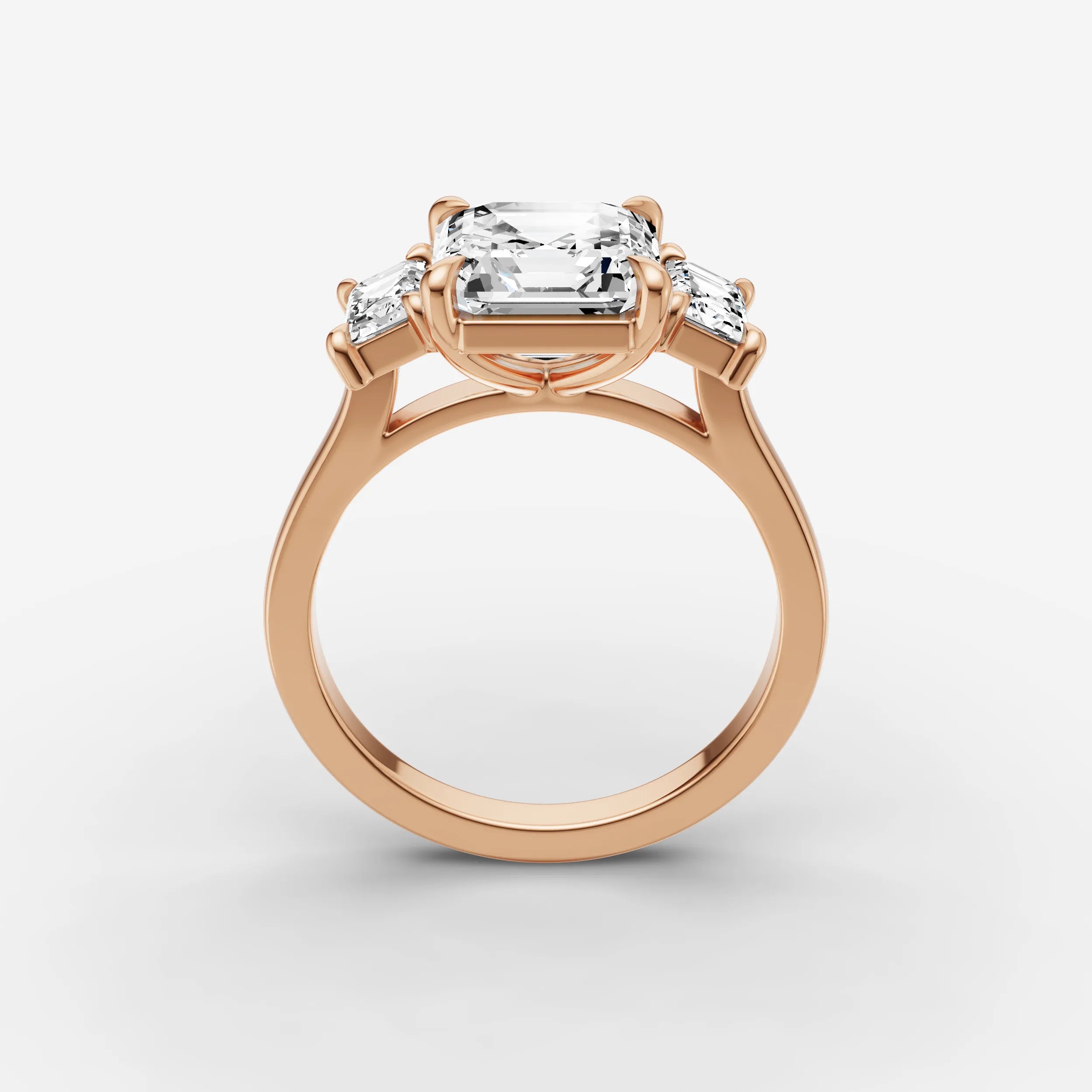 Three Stone - Asscher