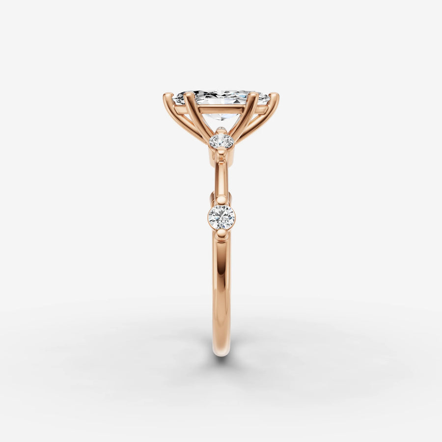 Dainty Pave - Marquise