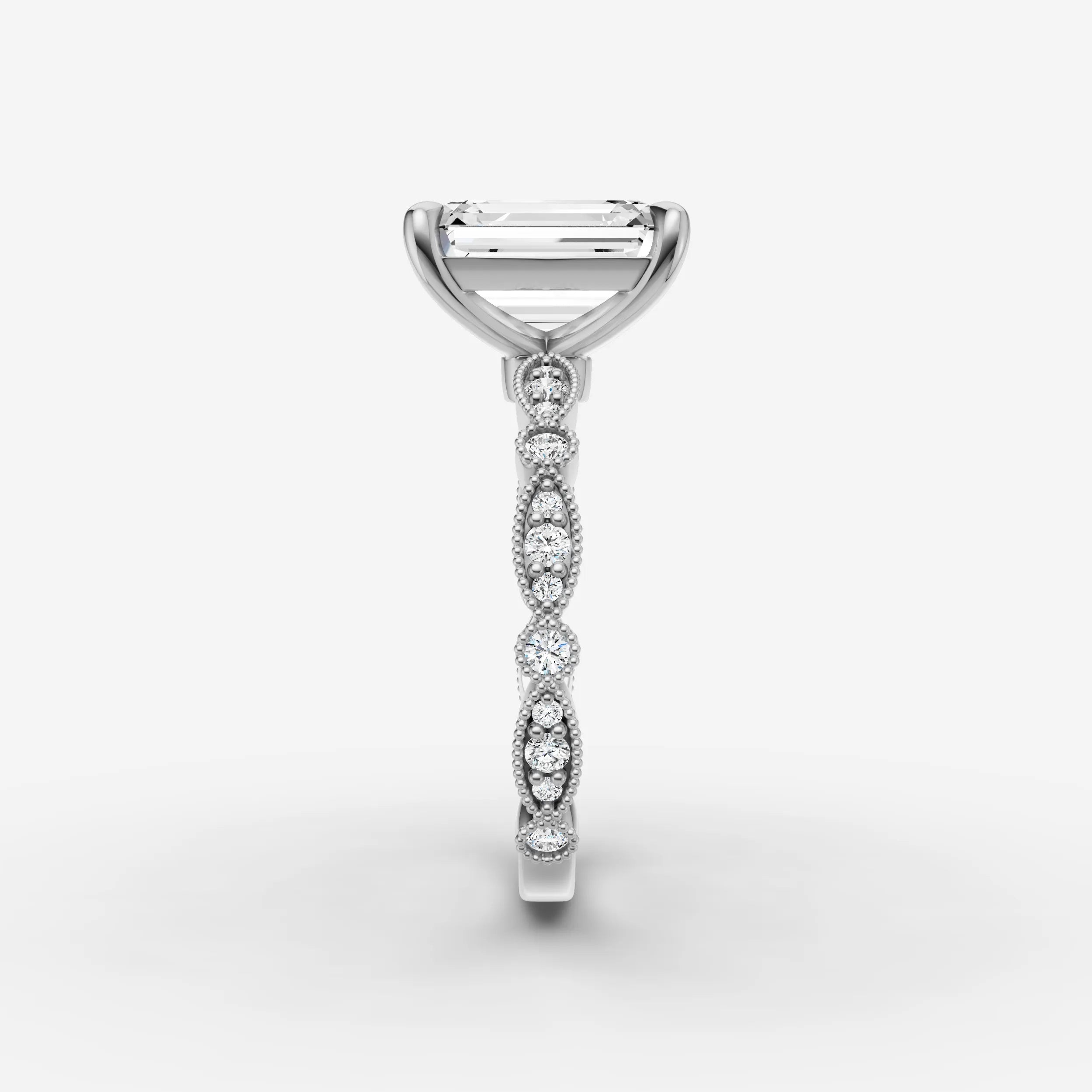 Vintage Pave - Emerald