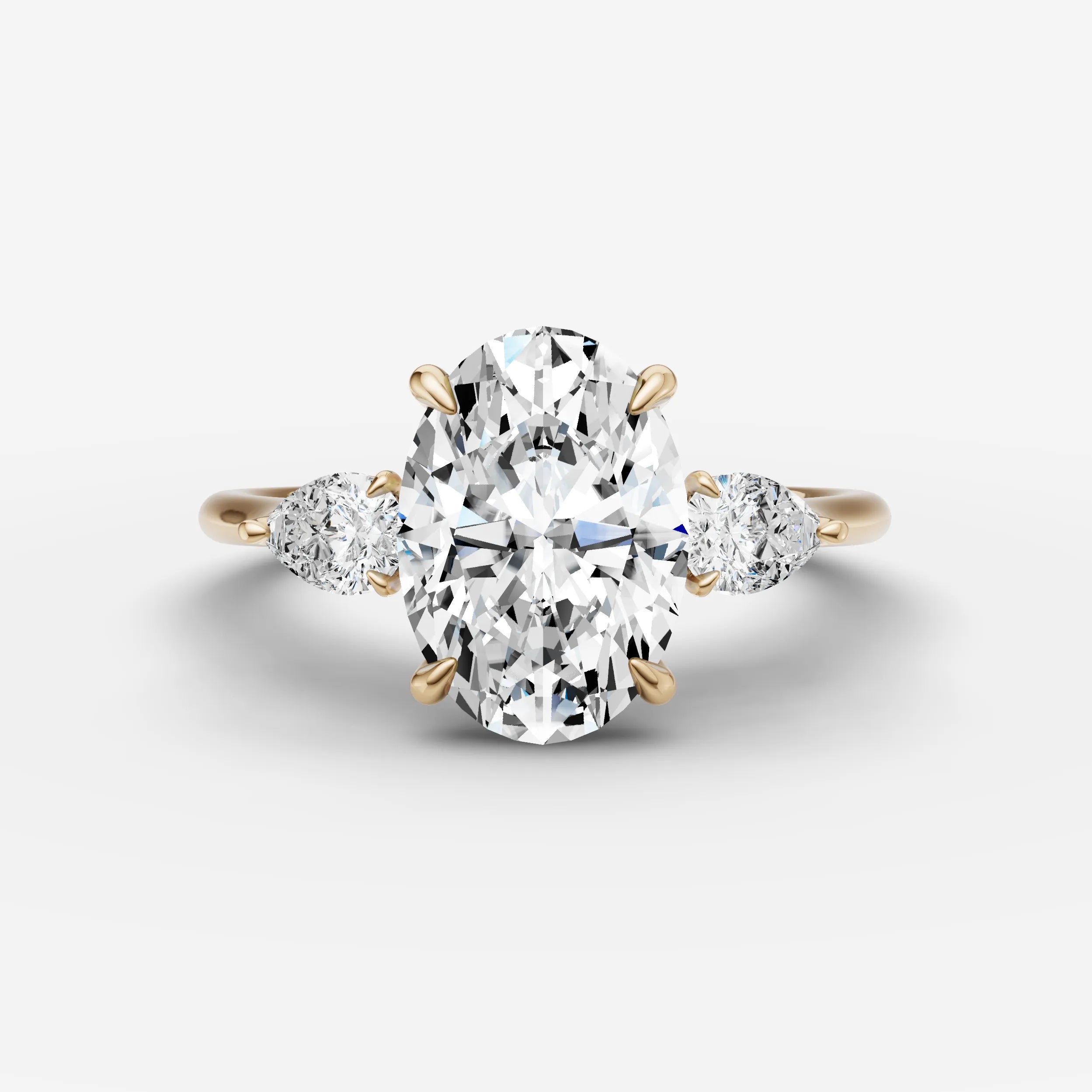Three Stone - Oval