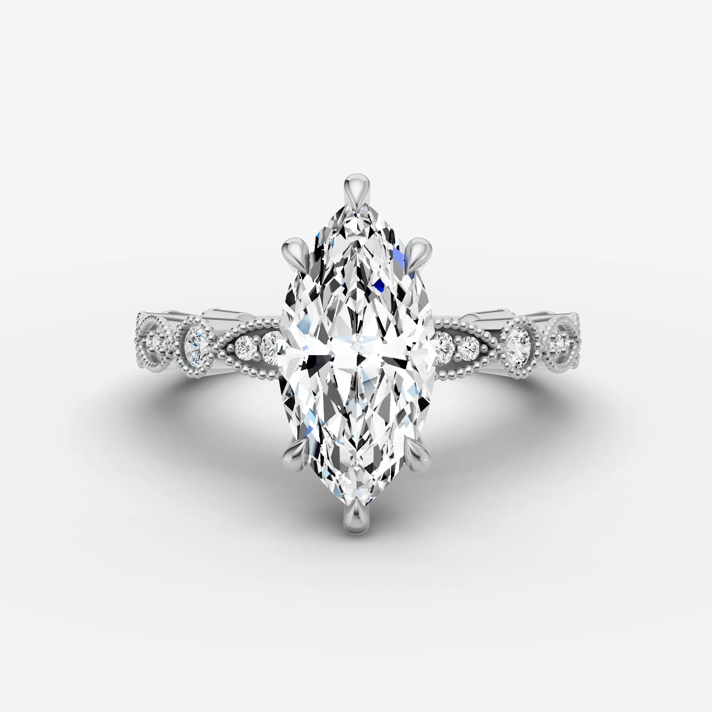 Vintage Pave - Marquise