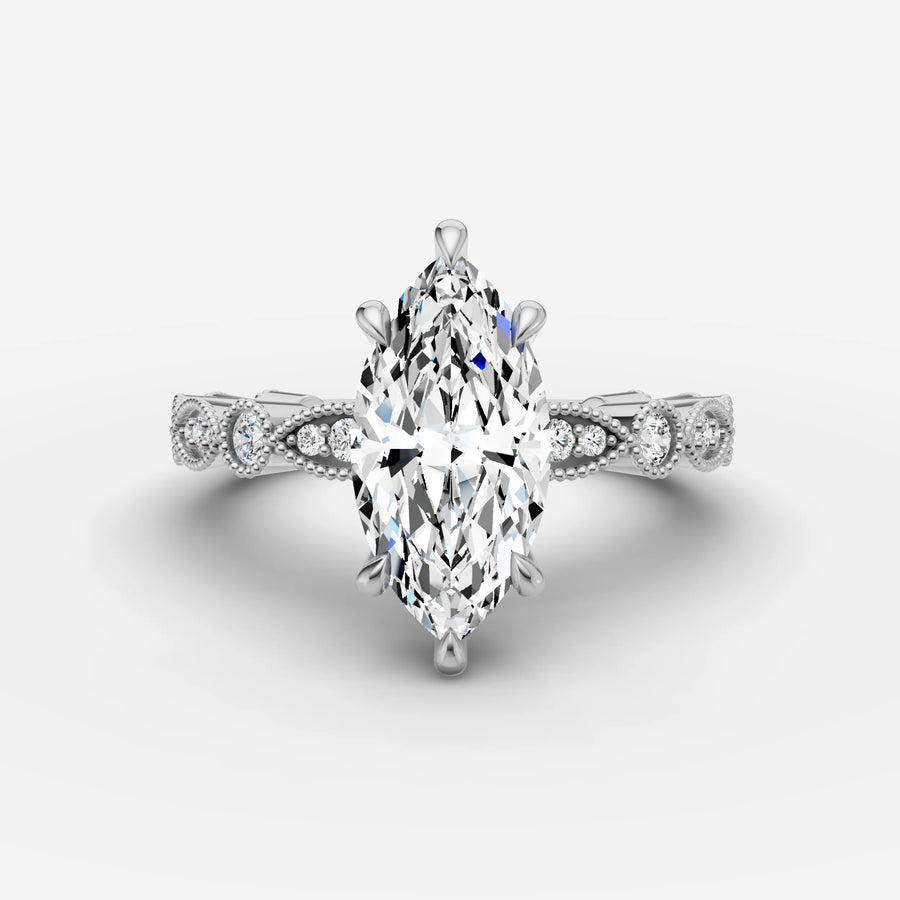 Vintage Pave - Marquise