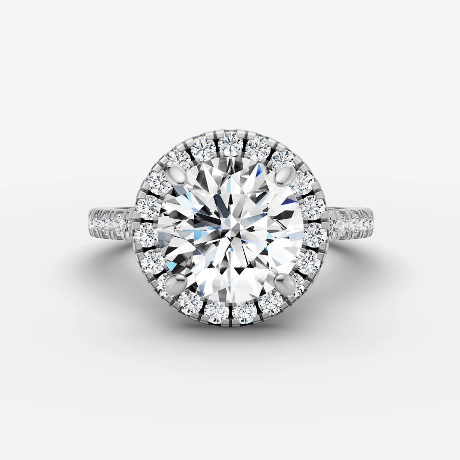 Halo & Pave - Round