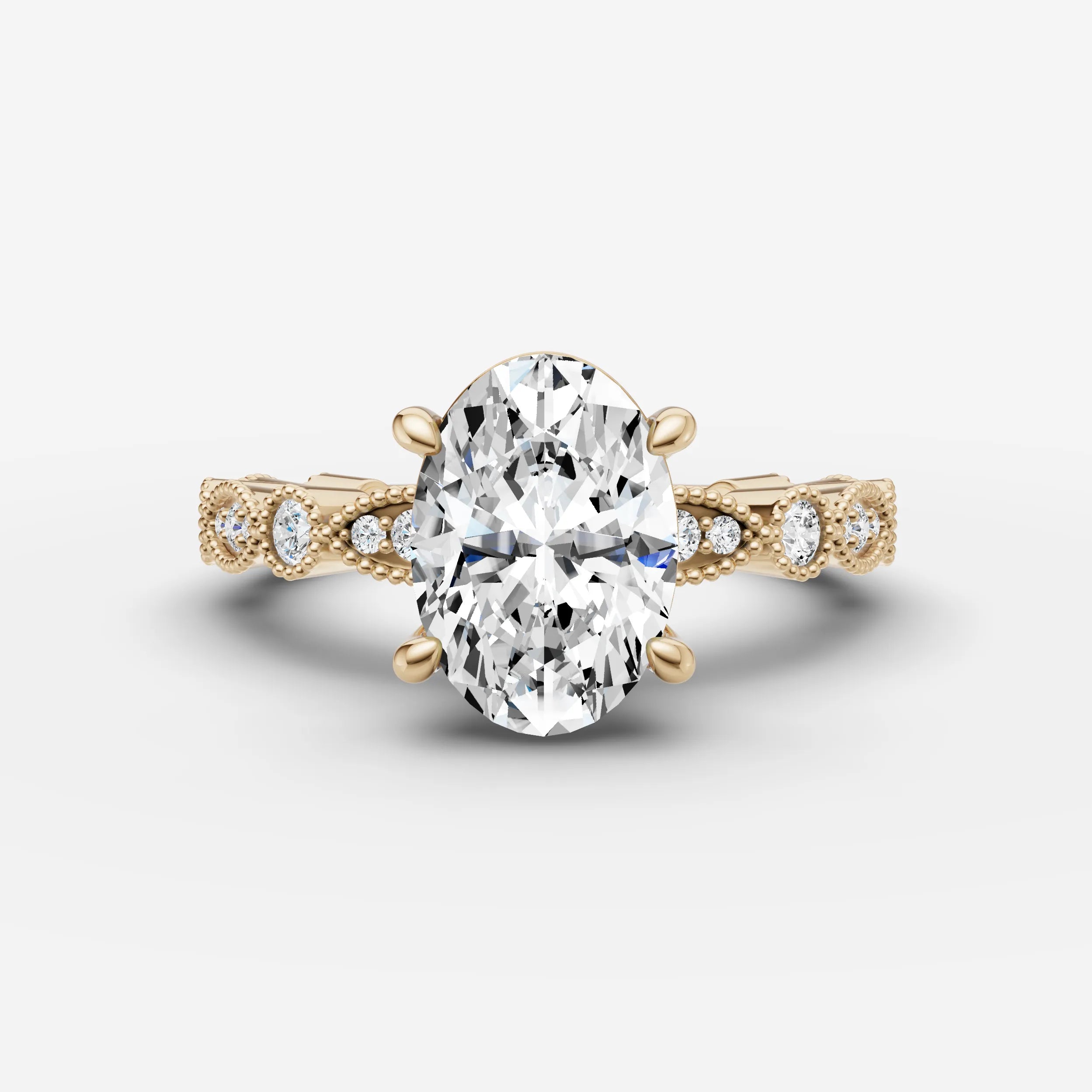 Vintage Pave - Oval