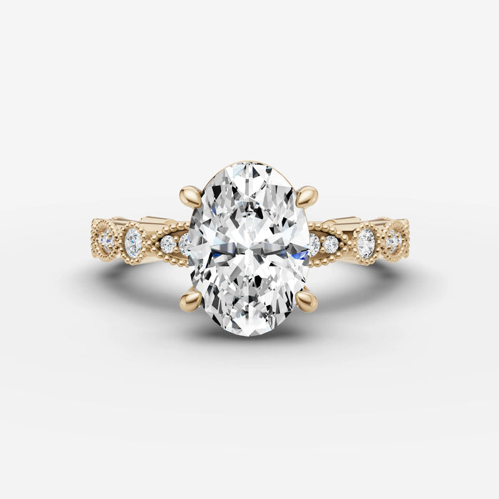 Vintage Pave - Oval