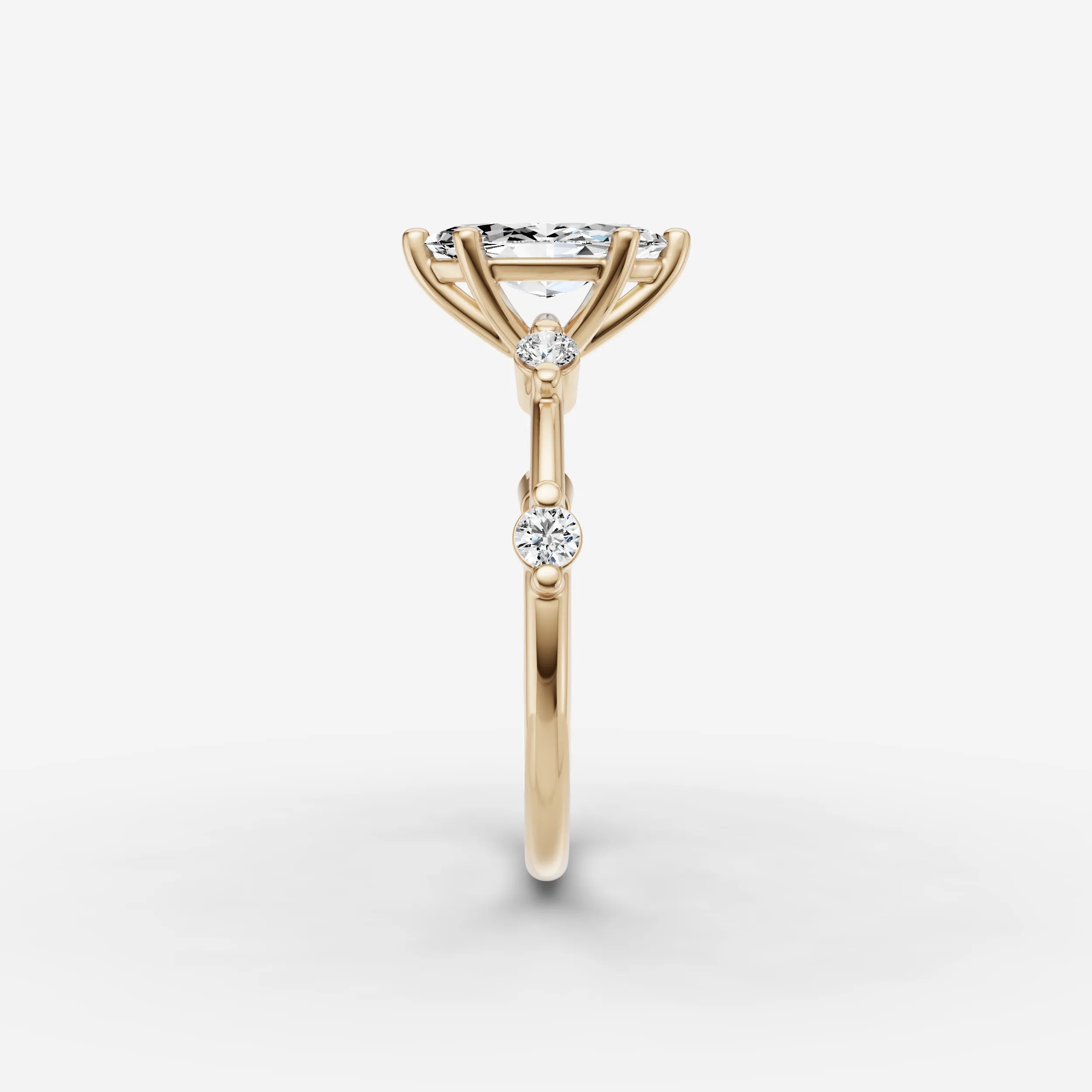 Dainty Pave - Marquise