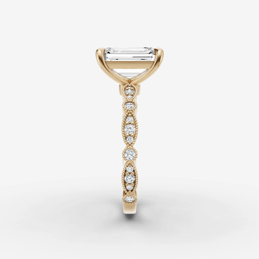 Vintage Pave - Emerald