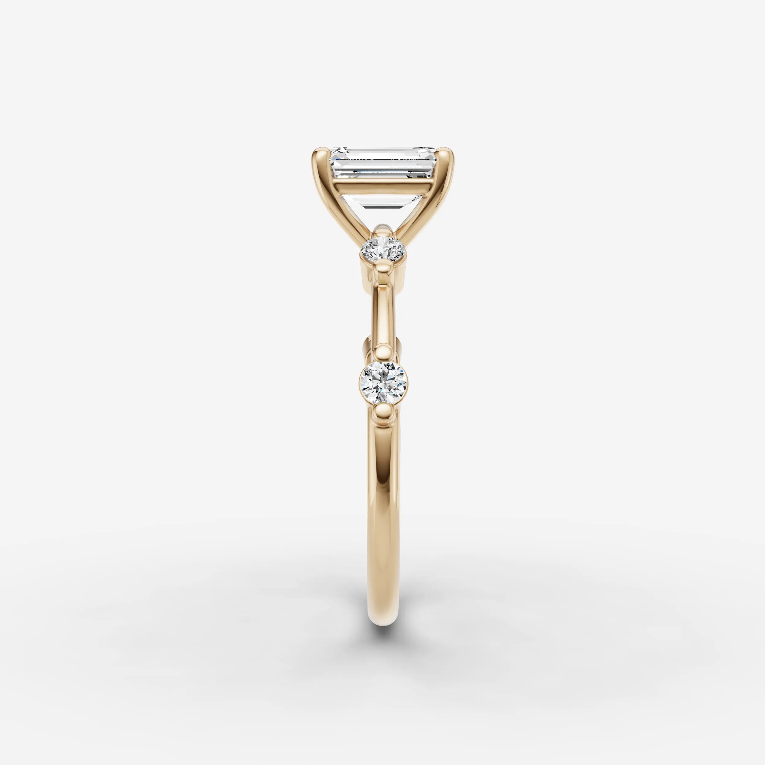 Dainty Pave - Emerald