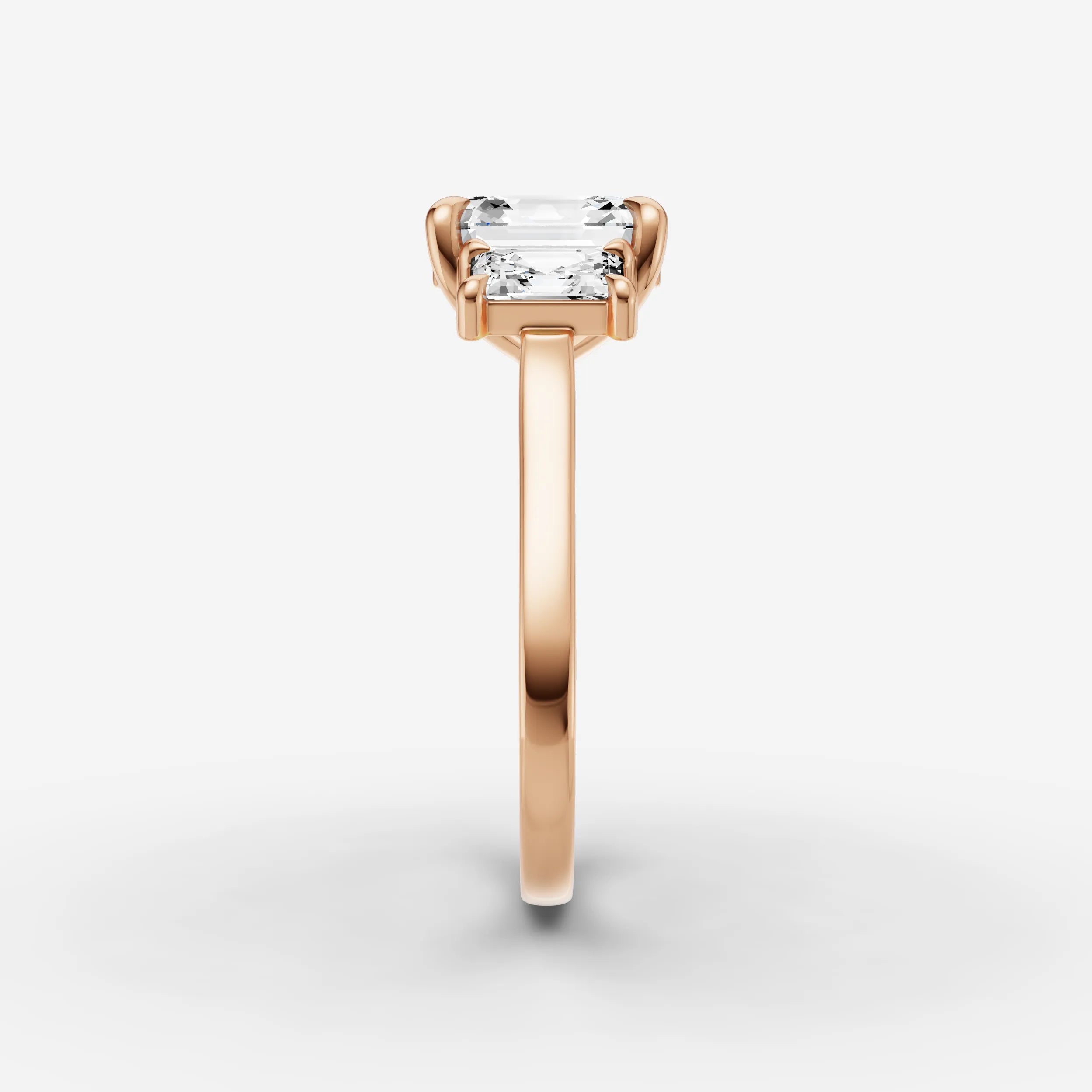 Three Stone - Asscher