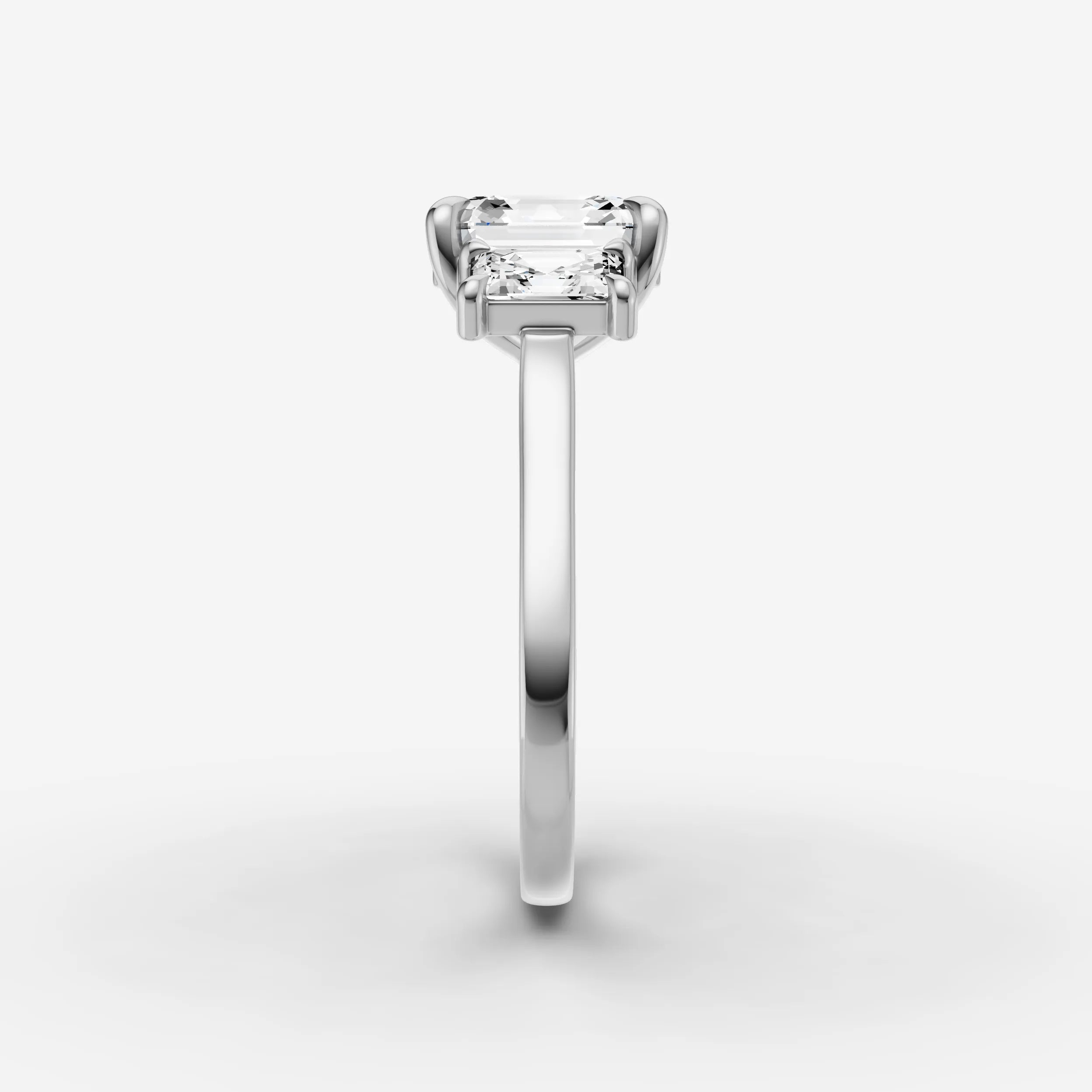 Three Stone - Asscher