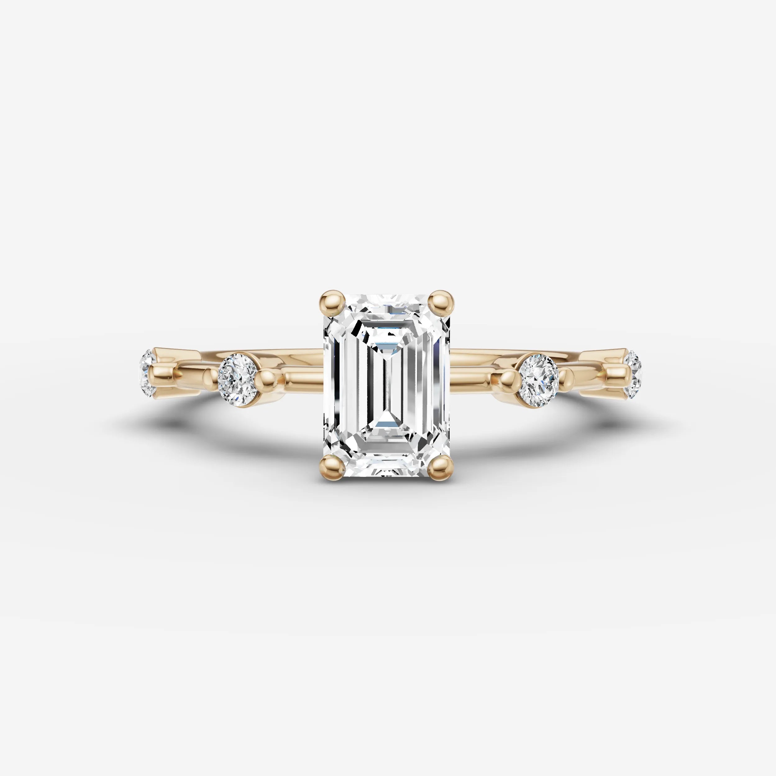 Dainty Pave - Emerald