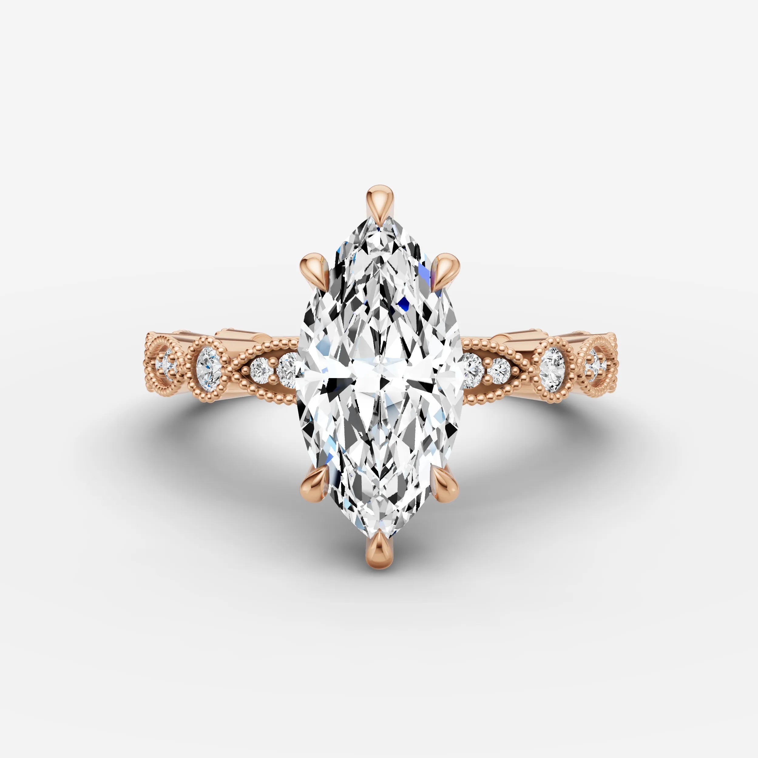 Vintage Pave - Marquise