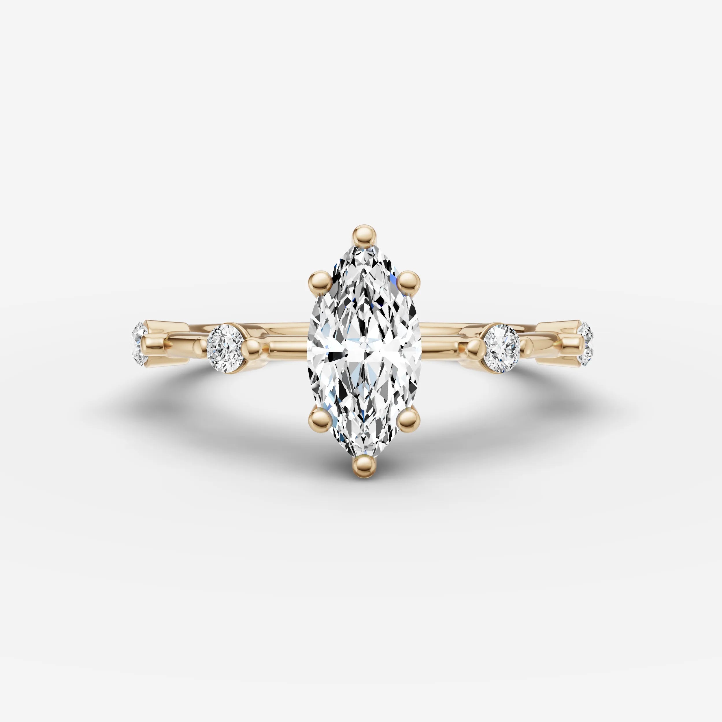 Dainty Pave - Marquise