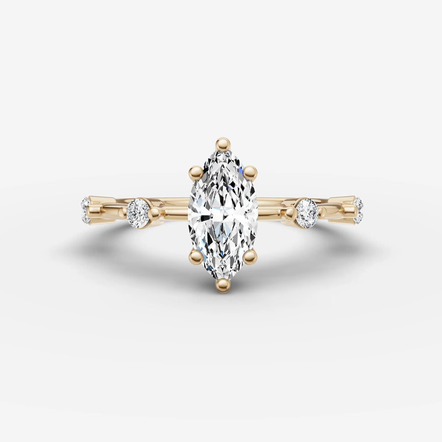 Dainty Pave - Marquise