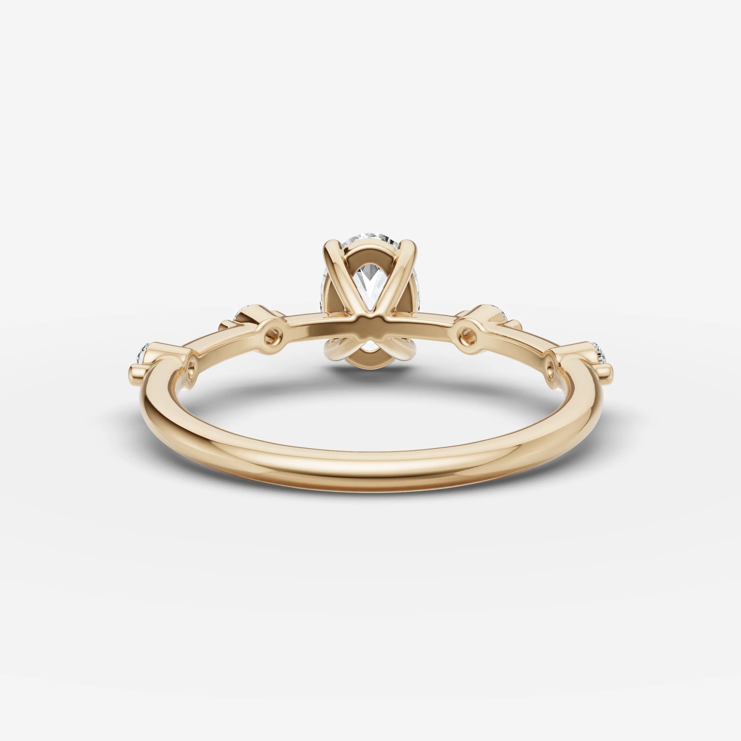 Dainty Pave - Oval