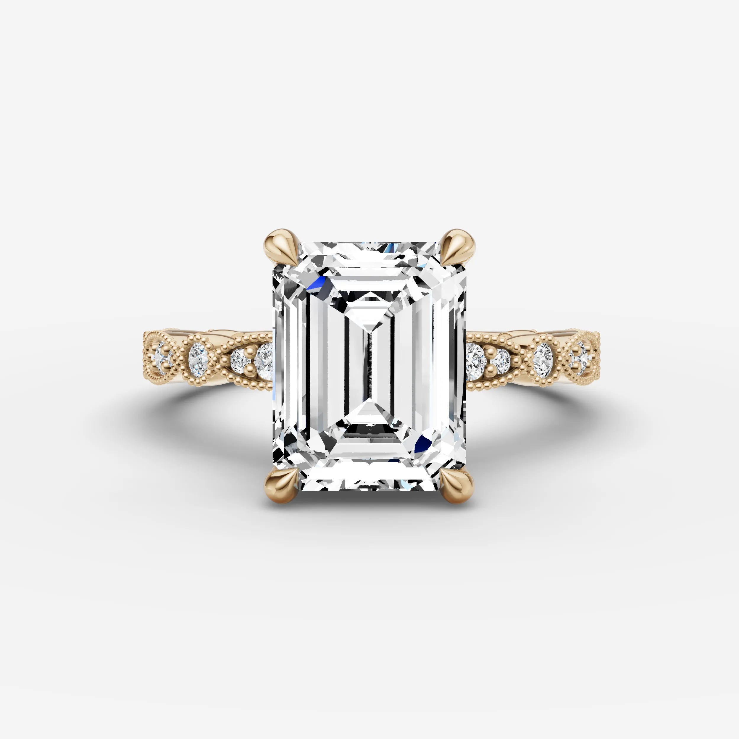 Vintage Pave - Emerald