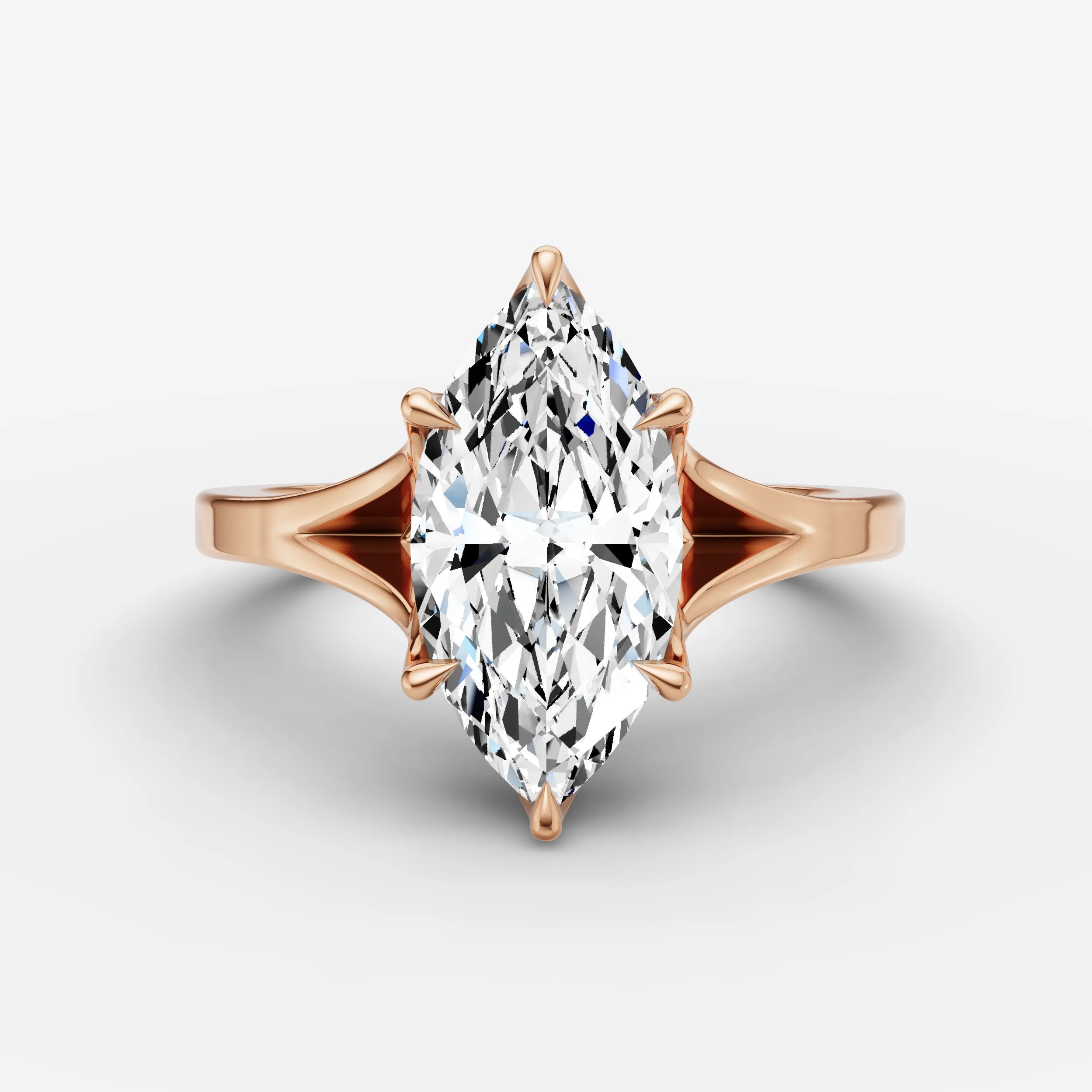 Split Shank - Marquise