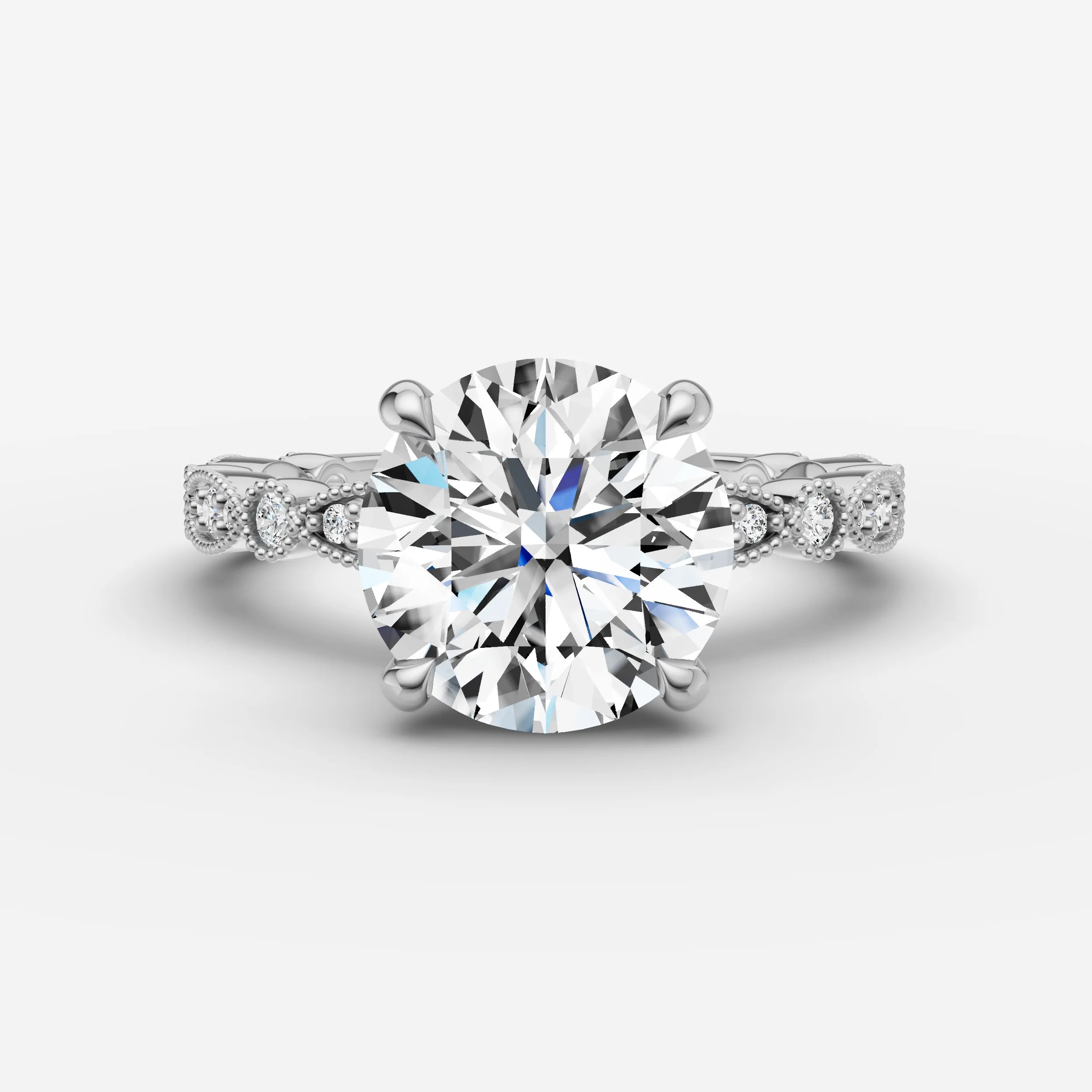 Vintage Pave - Round