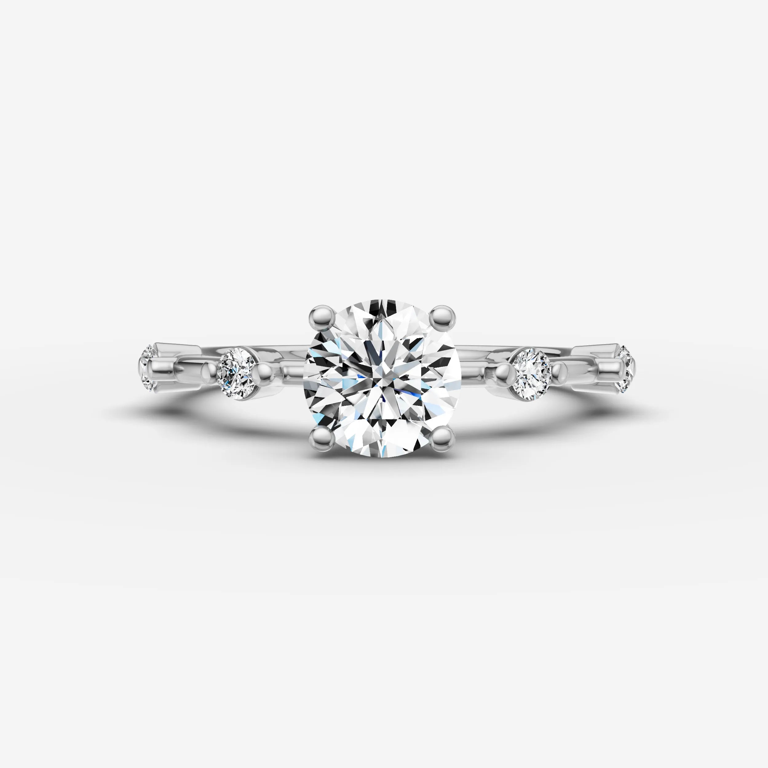 Dainty Pave - Round