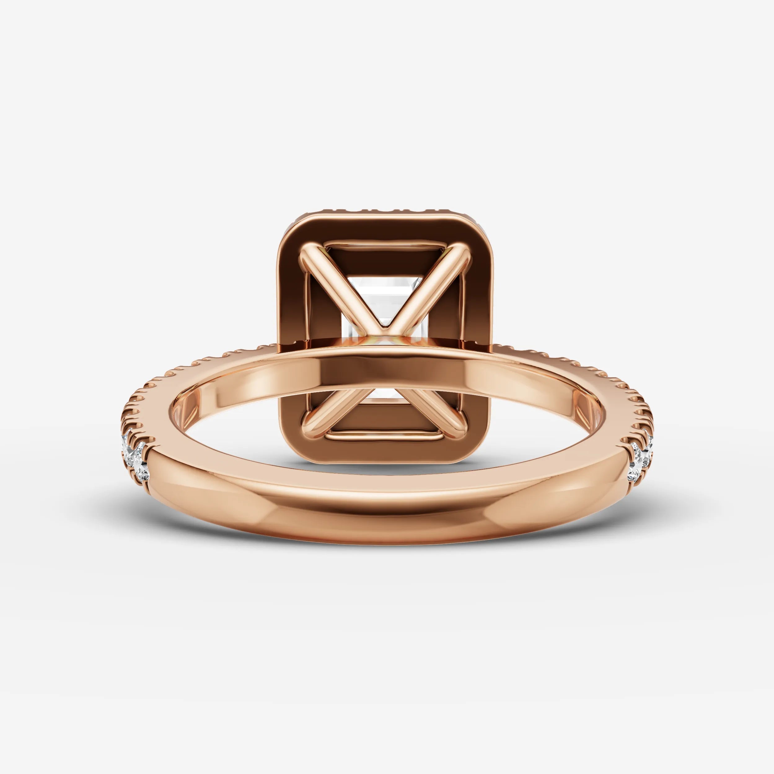 Halo & Pave - Emerald