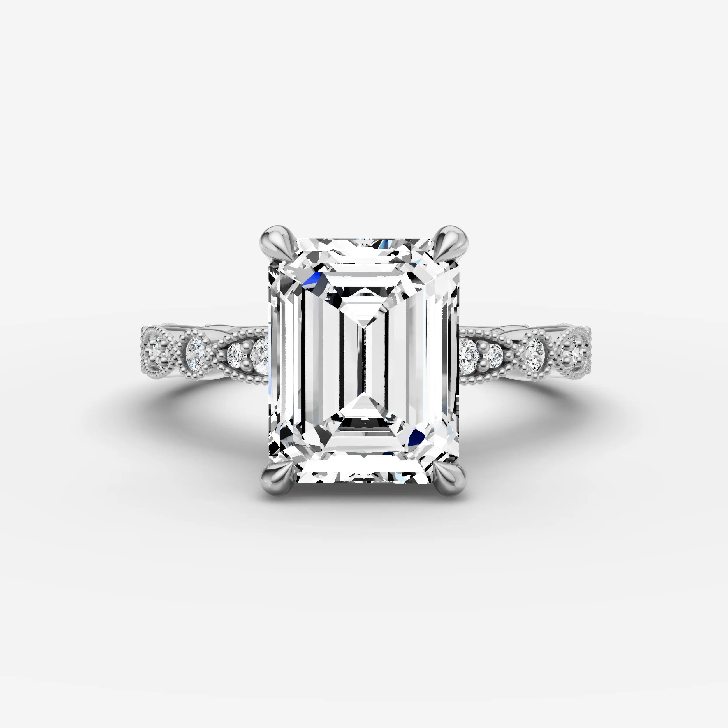 Vintage Pave - Emerald