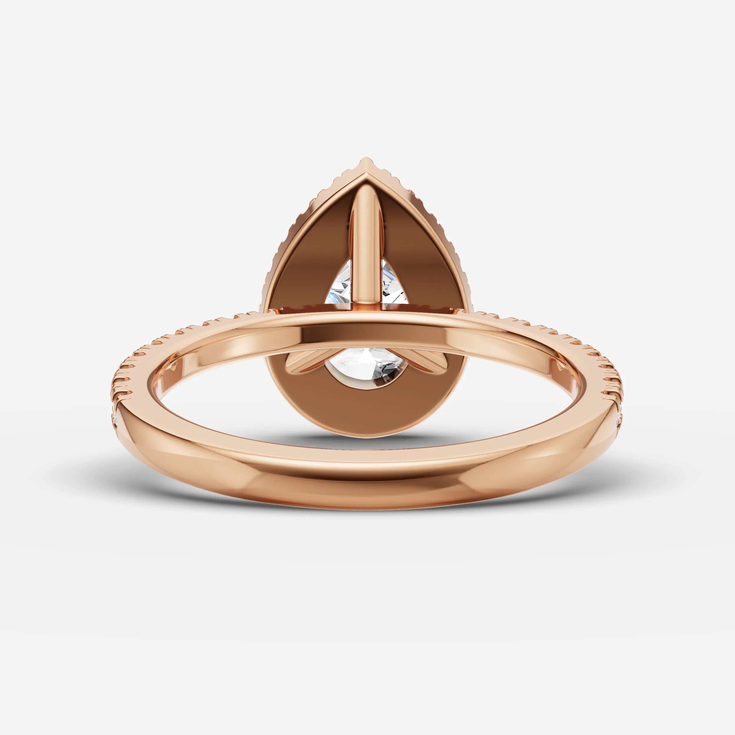Halo & Pave - Pear
