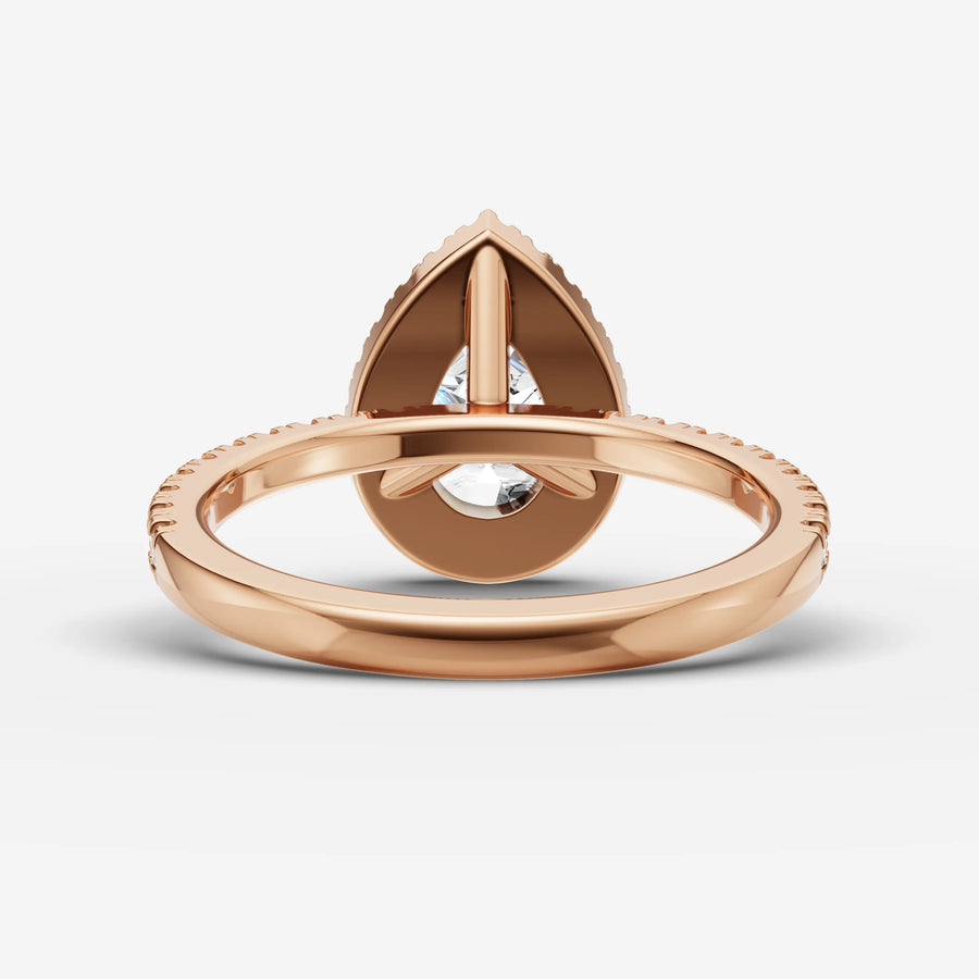 Halo & Pave - Pear
