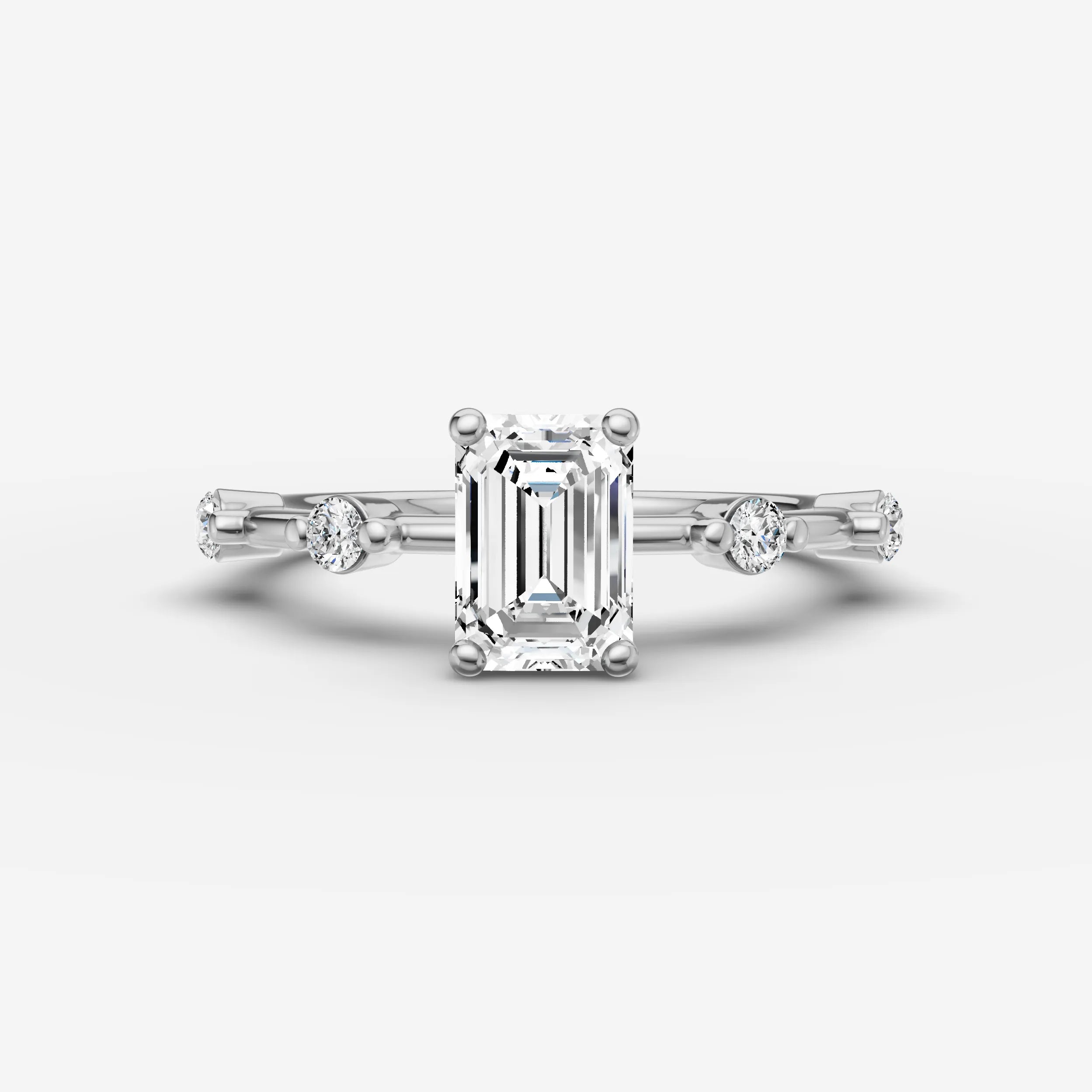 Dainty Pave - Emerald
