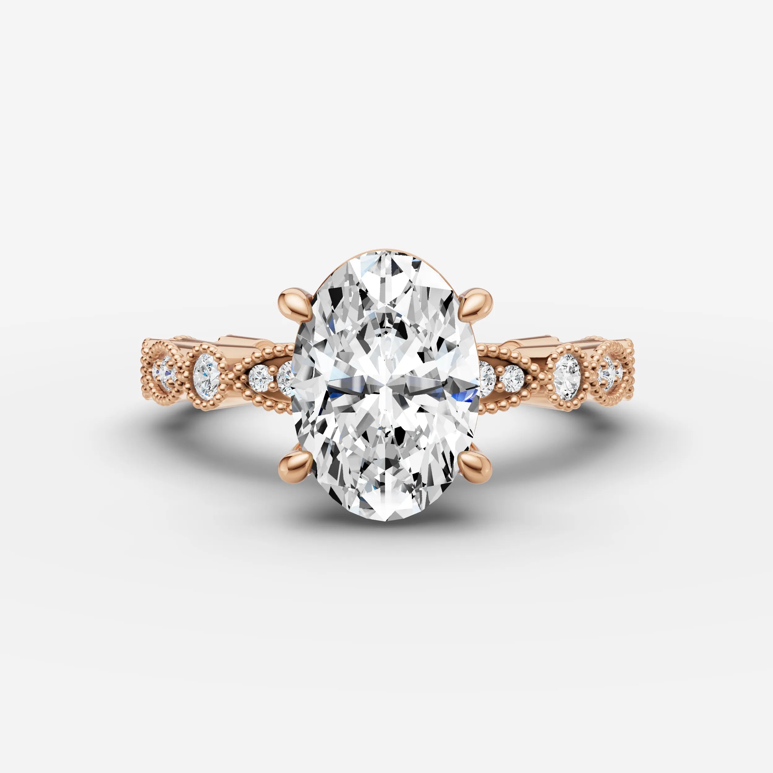Vintage Pave - Oval