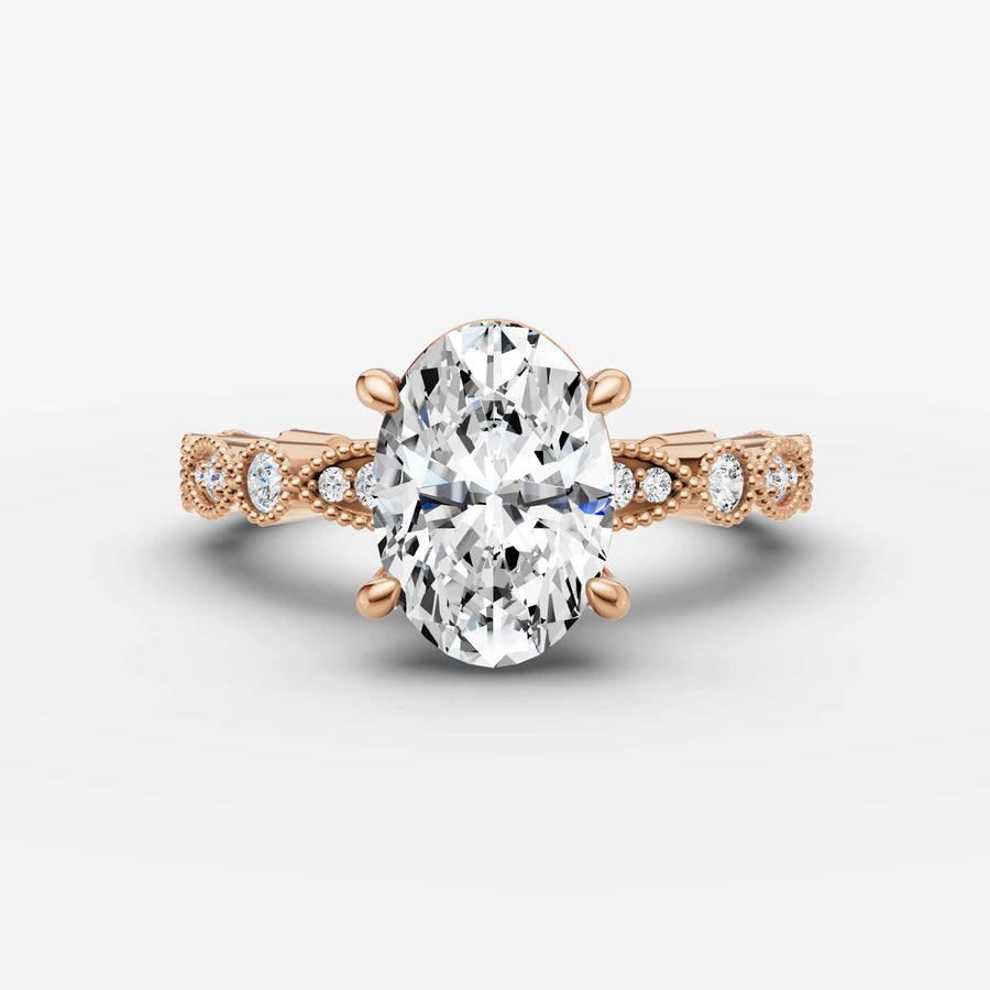 Vintage Pave - Oval